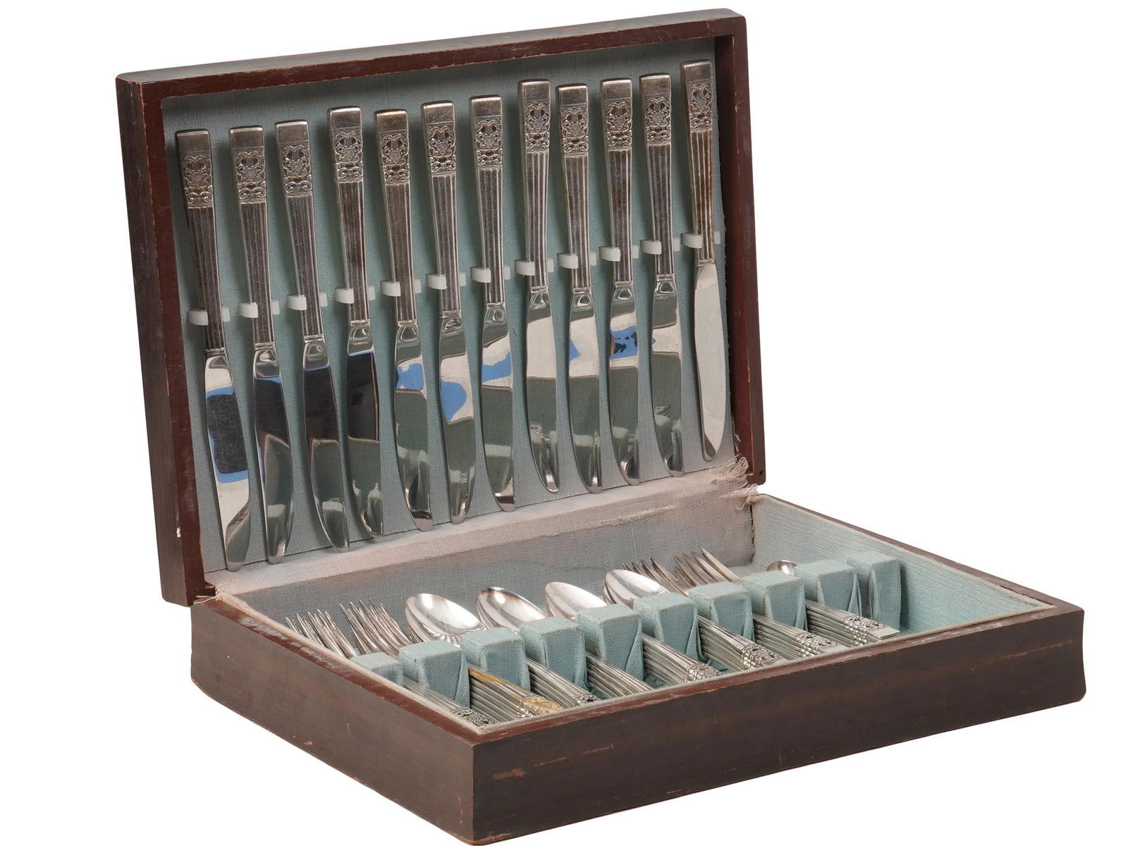 VINTAGE COMMUNITY PLATE CORONATION SILVERWARE SET (1 of 7)