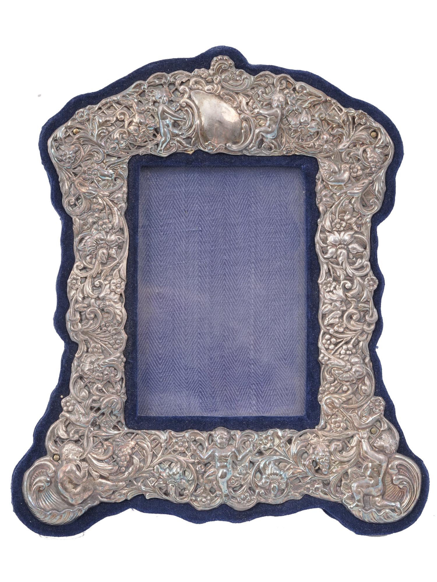 ENGLISH VICTORIAN STERLING SILVER PHOTO FRAME (1 of 7)