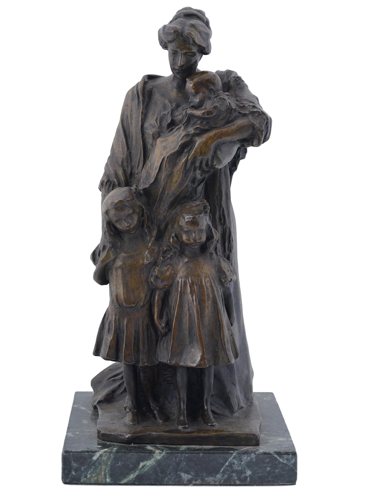 BRONZE SCULPTURE MOTHERHOOD BESSIE POTTER VONNOH (1 of 6)