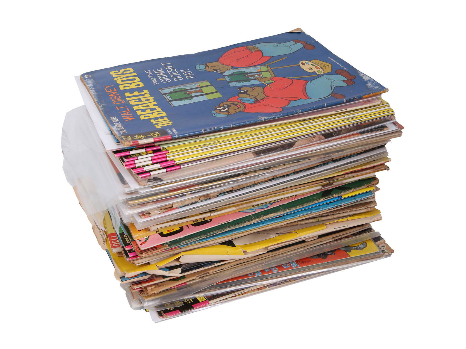 LARGE COLLECTION VINTAGE CARTOON COMICS MAGAZINES (1 of 10)