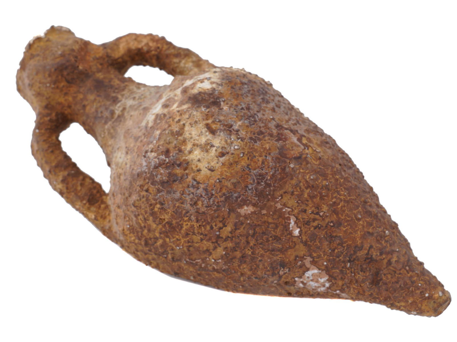 ANTIQUE GREEK SHIPWRECK CERAMIC AMPHORA (1 of 4)