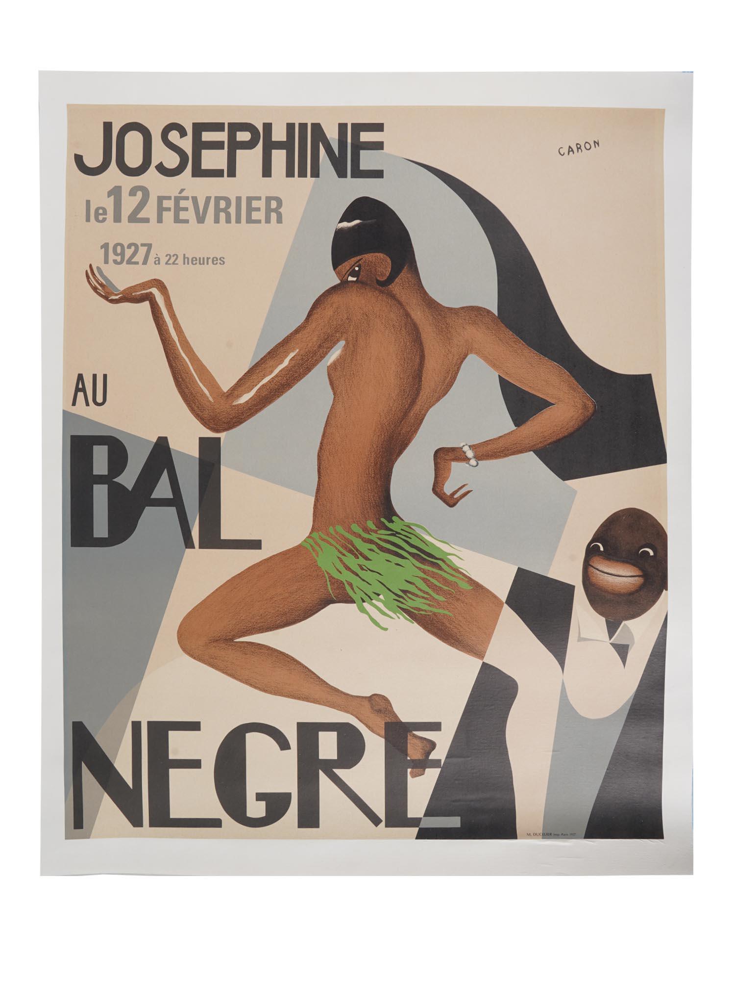 ART DECO POSTER JOSEPHINE BAKER AU BAL NEGRE 1927 (1 of 4)
