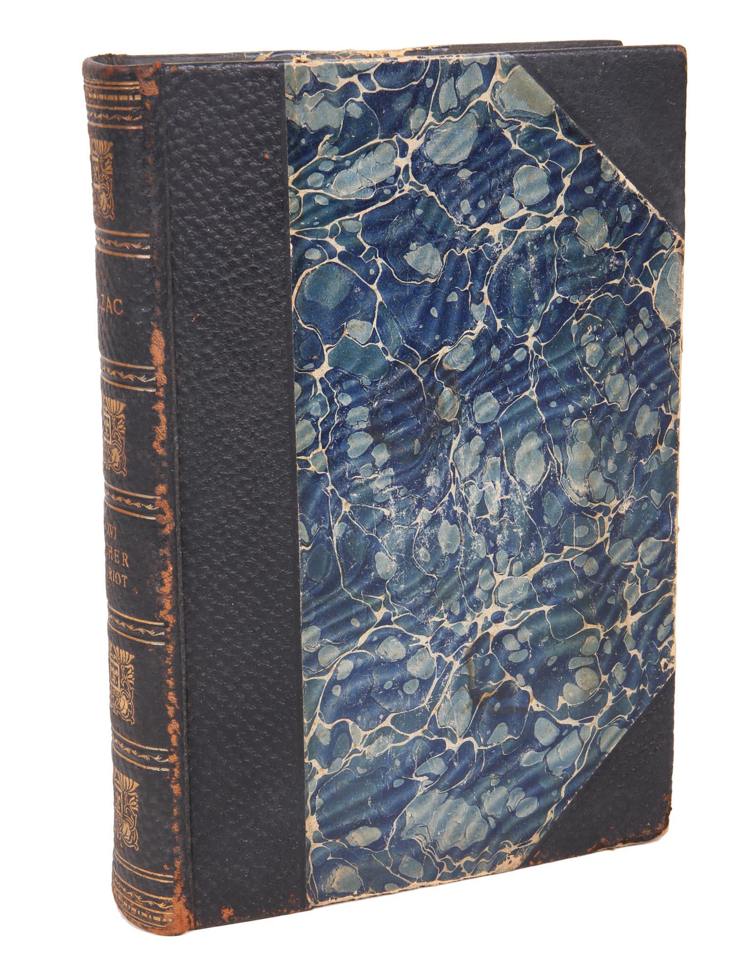 ANTIQUE USA BOOK FATHER GORIOT BY HONORE BALZAC: An antique American book, Father Goriot, by Honore de Balzac. Translated by Ellen Marriage and James Waring with an introduction by George Saintsbury. Published by Avil Publishing Company, Philadelphi