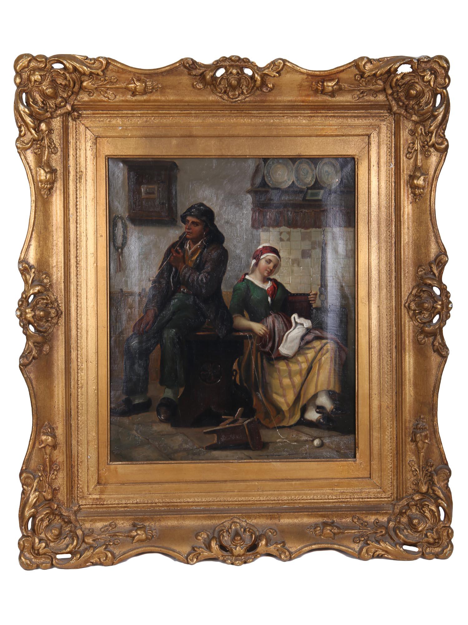 OIL PAINTING IN MANNER OF CARLTON ALFRED SMITH (1 of 5)