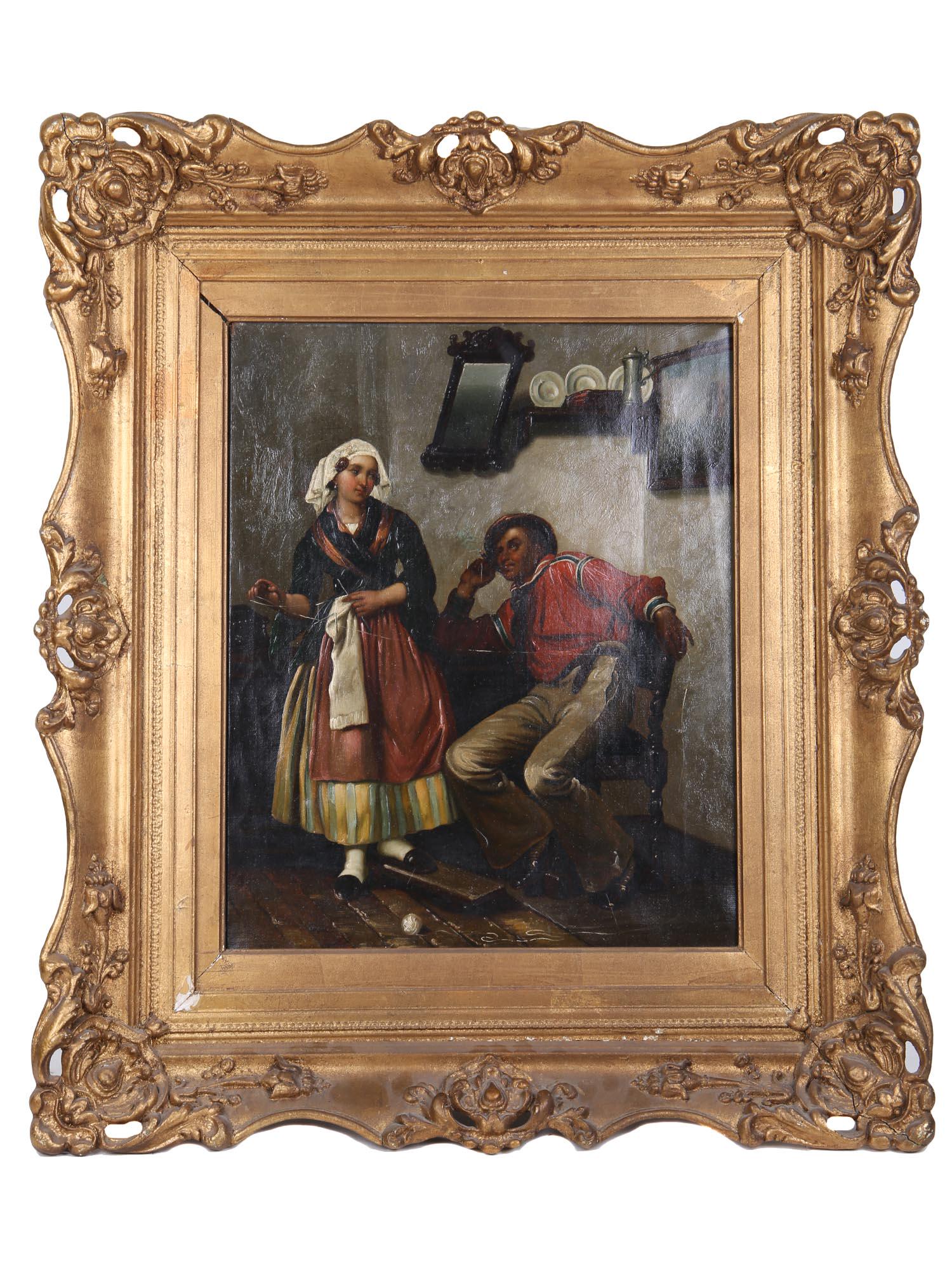 ATTR TO CARLTON ALFRED SMITH BRITISH OIL PAINTING (1 of 6)