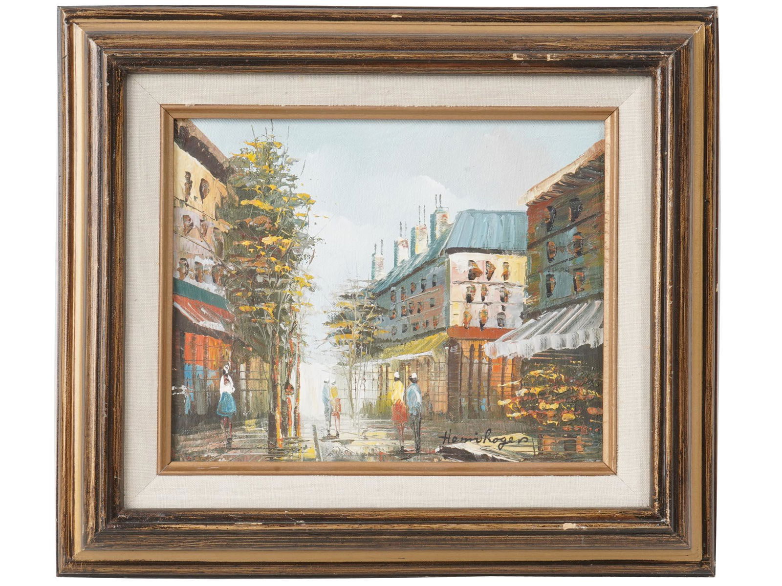 FRENCH IMPRESSIONIST OIL PAINTING BY HENRI ROGER (1 of 5)