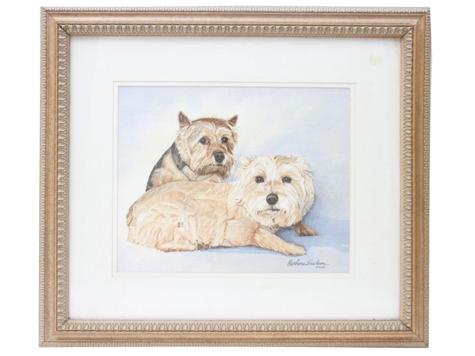 AMERICAN WATERCOLOR PAINTING BY BARBARA ERICKSON (1 of 5)