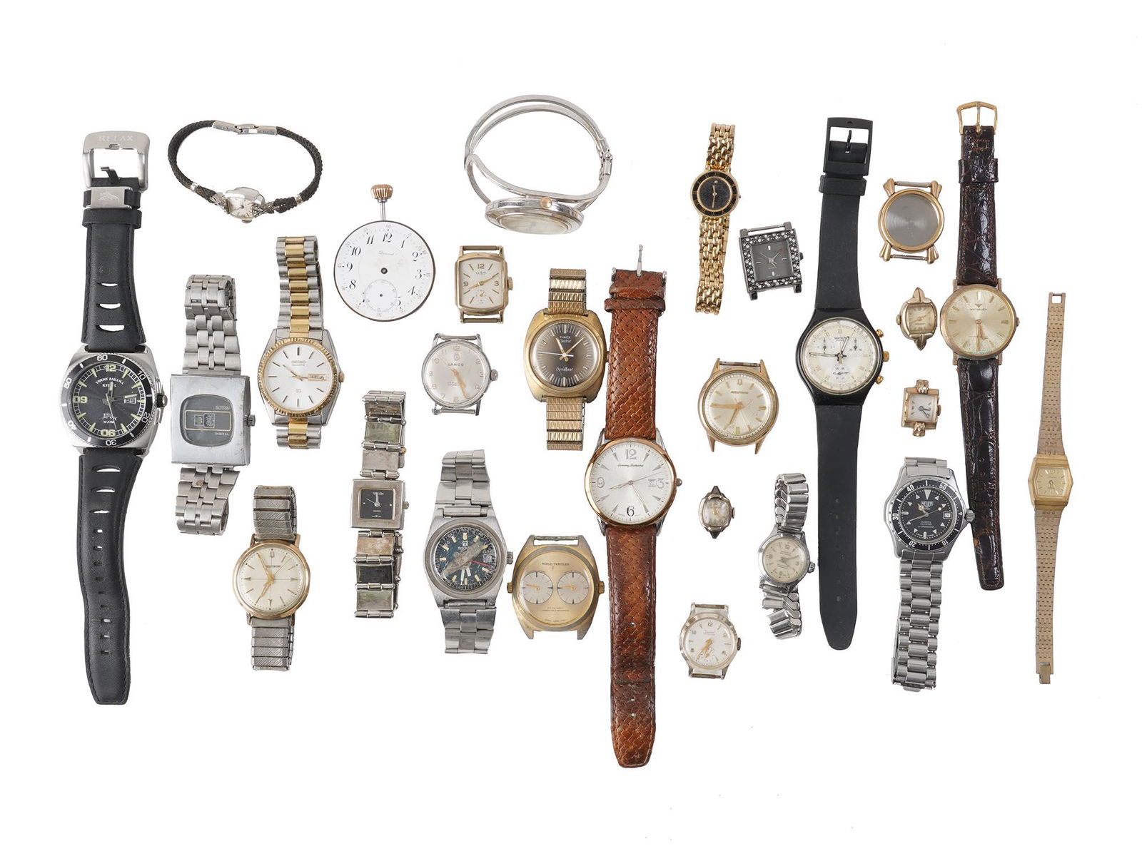 COLLECTION OF VINTAGE WATCHES AND WATCH CASES (1 of 6)