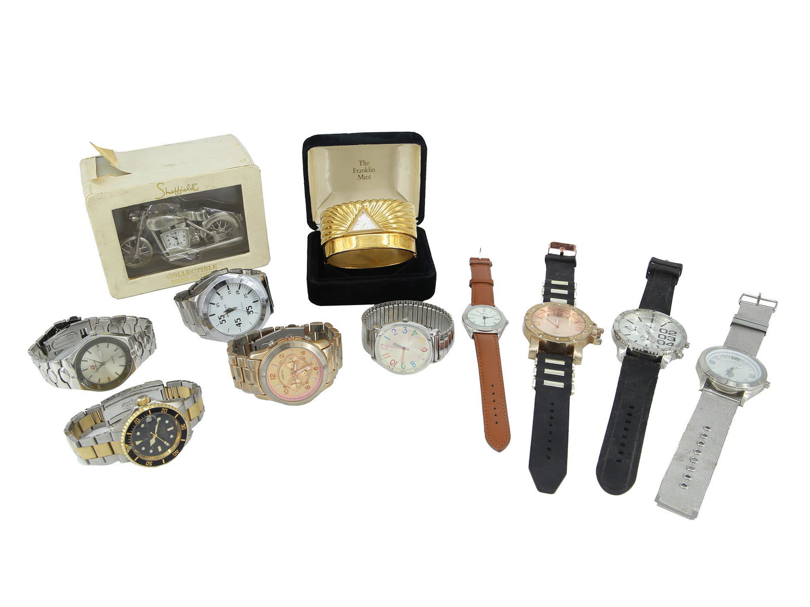 11 VARIOUS VINTAGE WATCHES SHEFFIELD FRANKLIN (1 of 5)