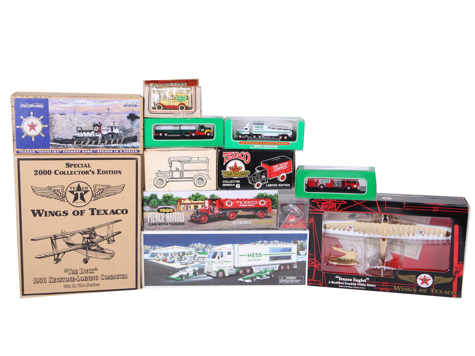 TOY CARS WINGS OF TEXACO HESS TRUCKS IOB 12 ITEMS (1 of 9)