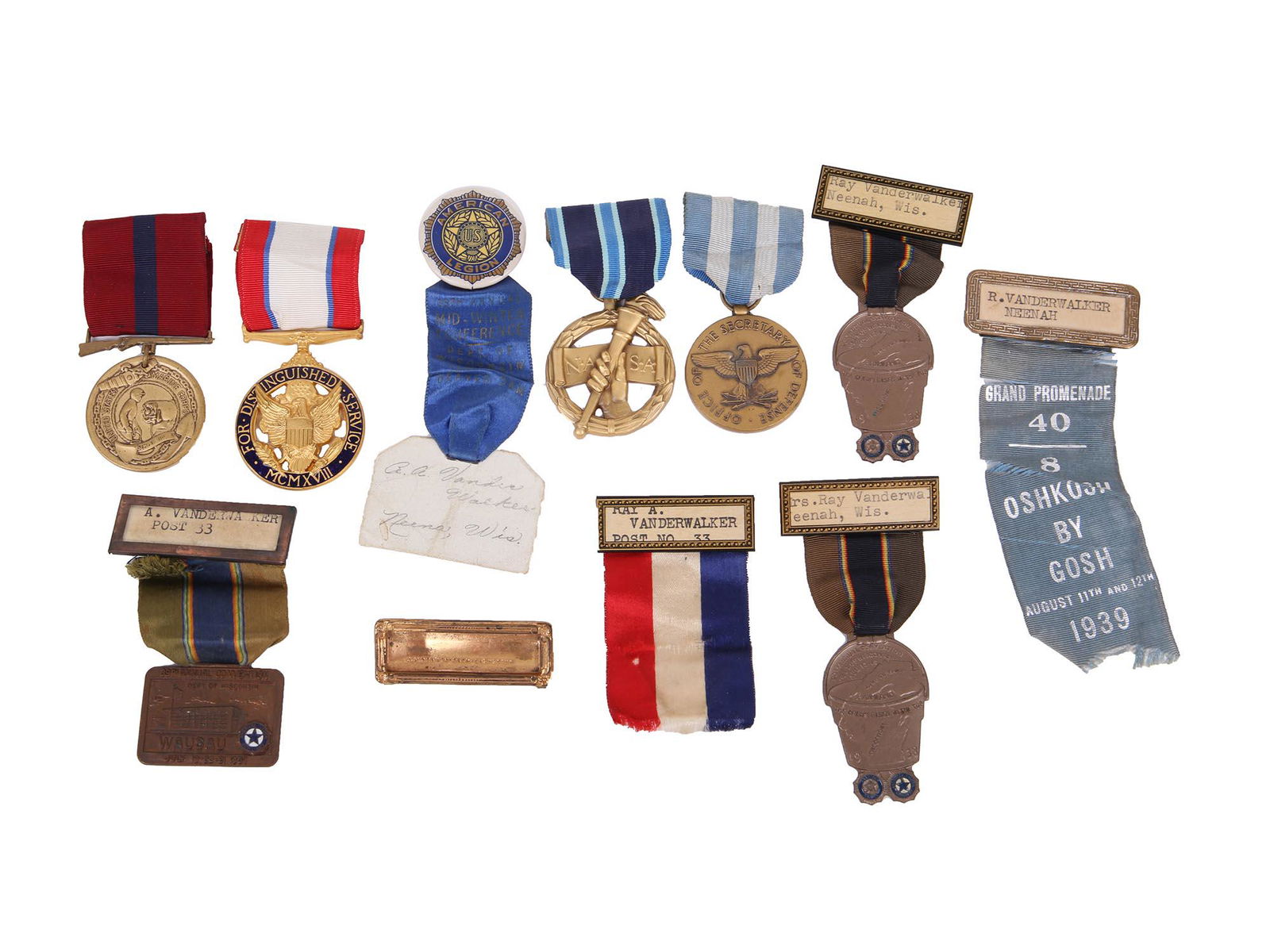 ANTIQUE AMERICAN MILITARY AND CIVIL MEDALS (1 of 13)