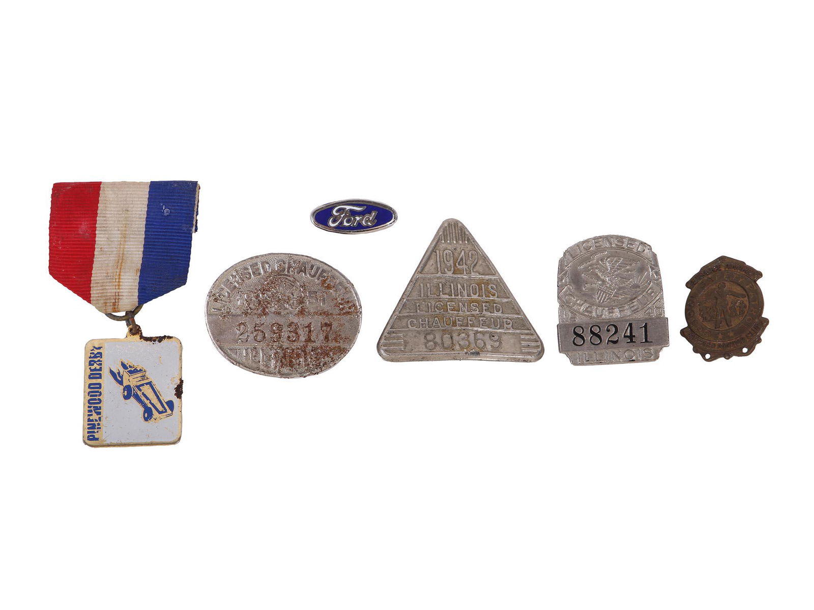 AMERICAN METAL LICENSED CHAUFFEUR ID BADGES (1 of 6)