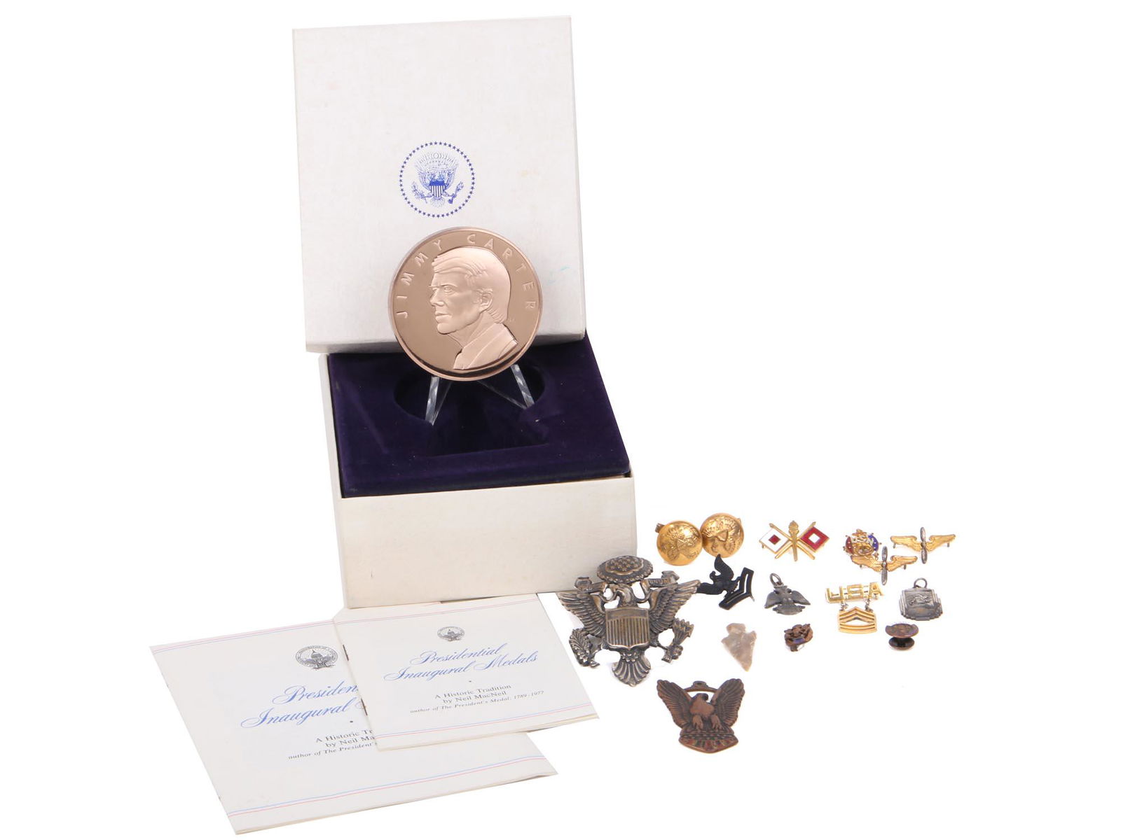 JIMMY CARTER PRESIDENTIAL INAUGURAL MEDAL BADGES (1 of 20)