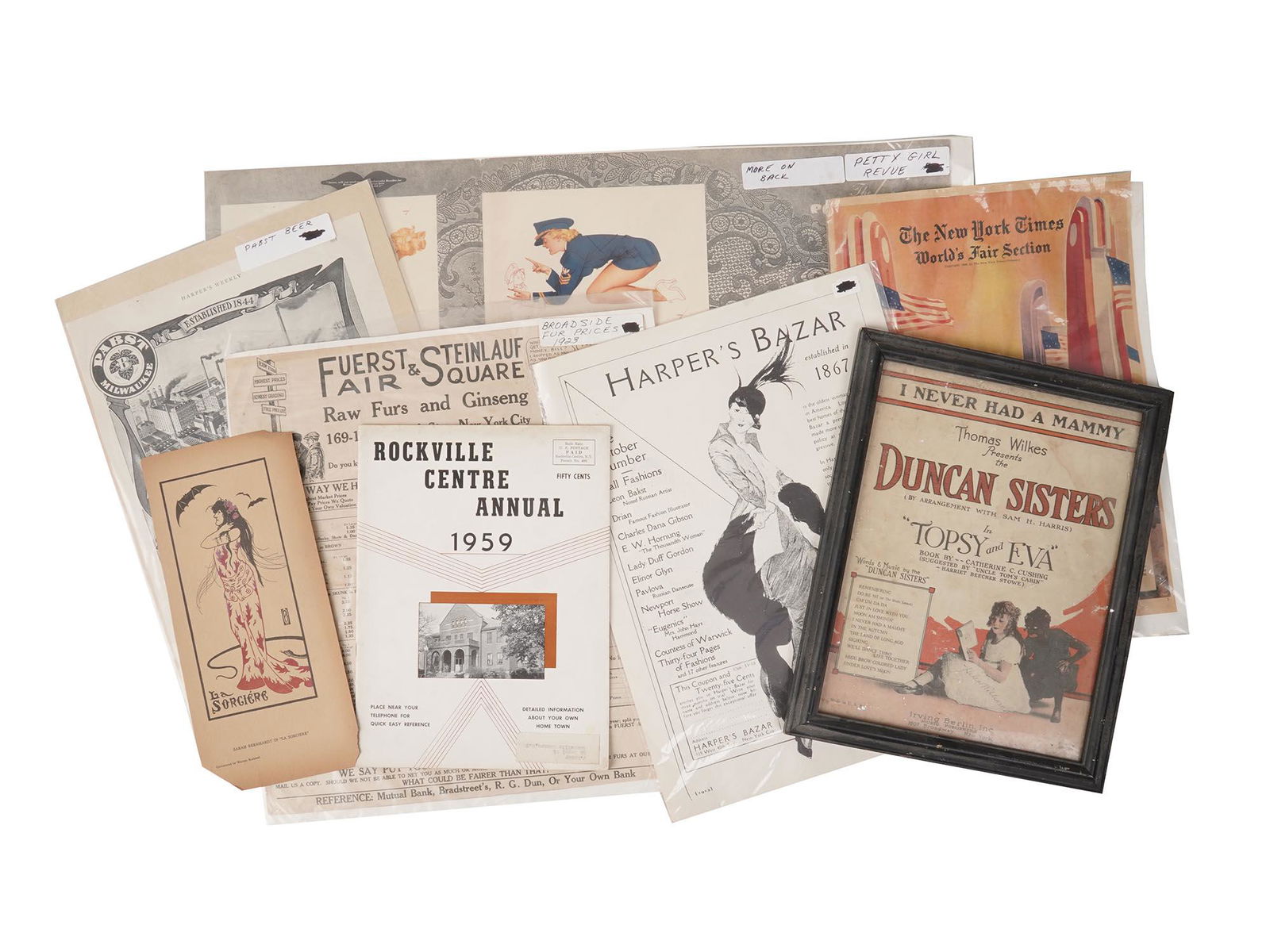 VINTAGE AMERICAN PAPER ADVERTISEMENTS BOOKLETS (1 of 6)