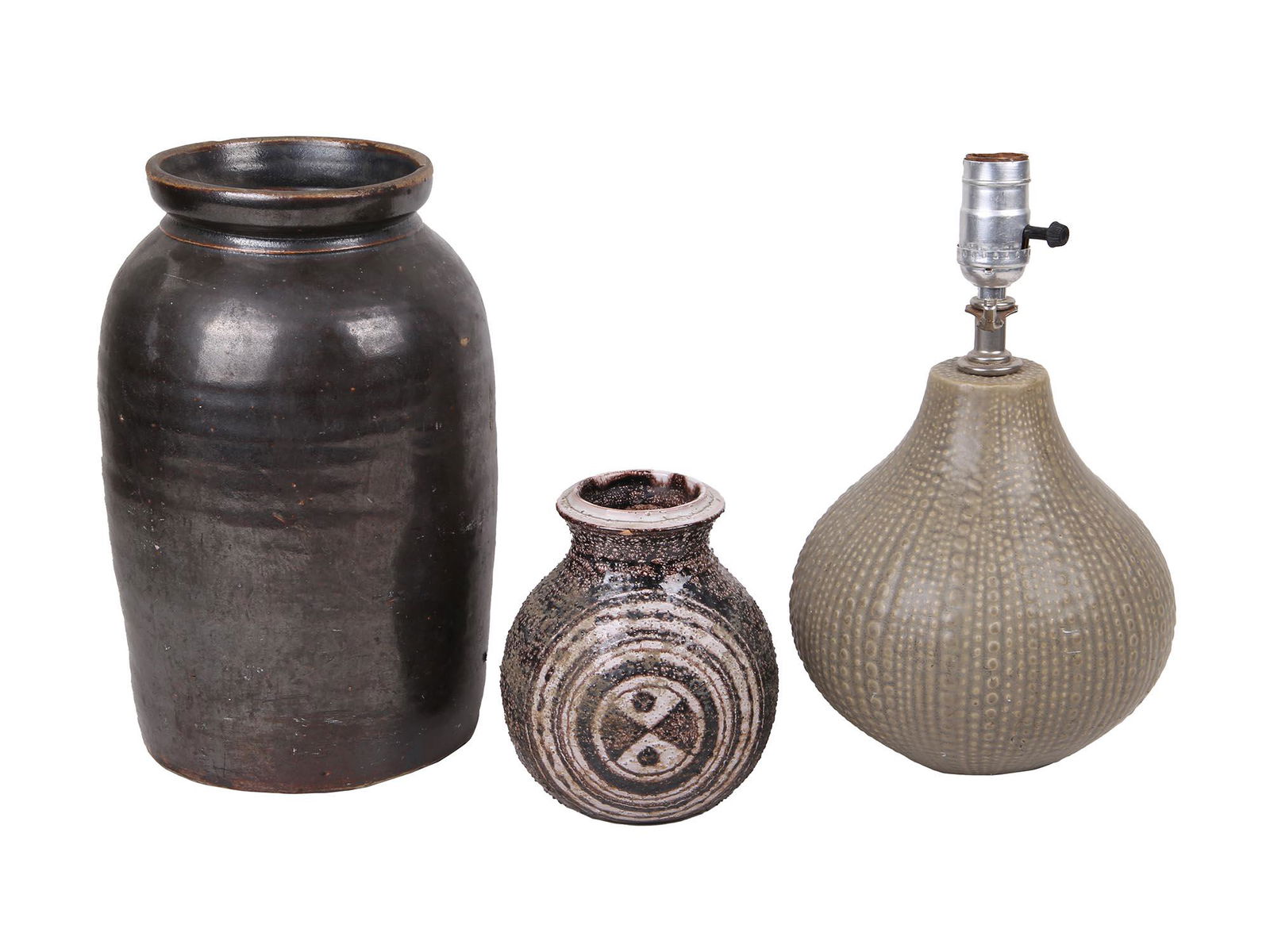 VINTAGE COLLECTION OF HAND MADE CERAMIC ITEMS (1 of 8)