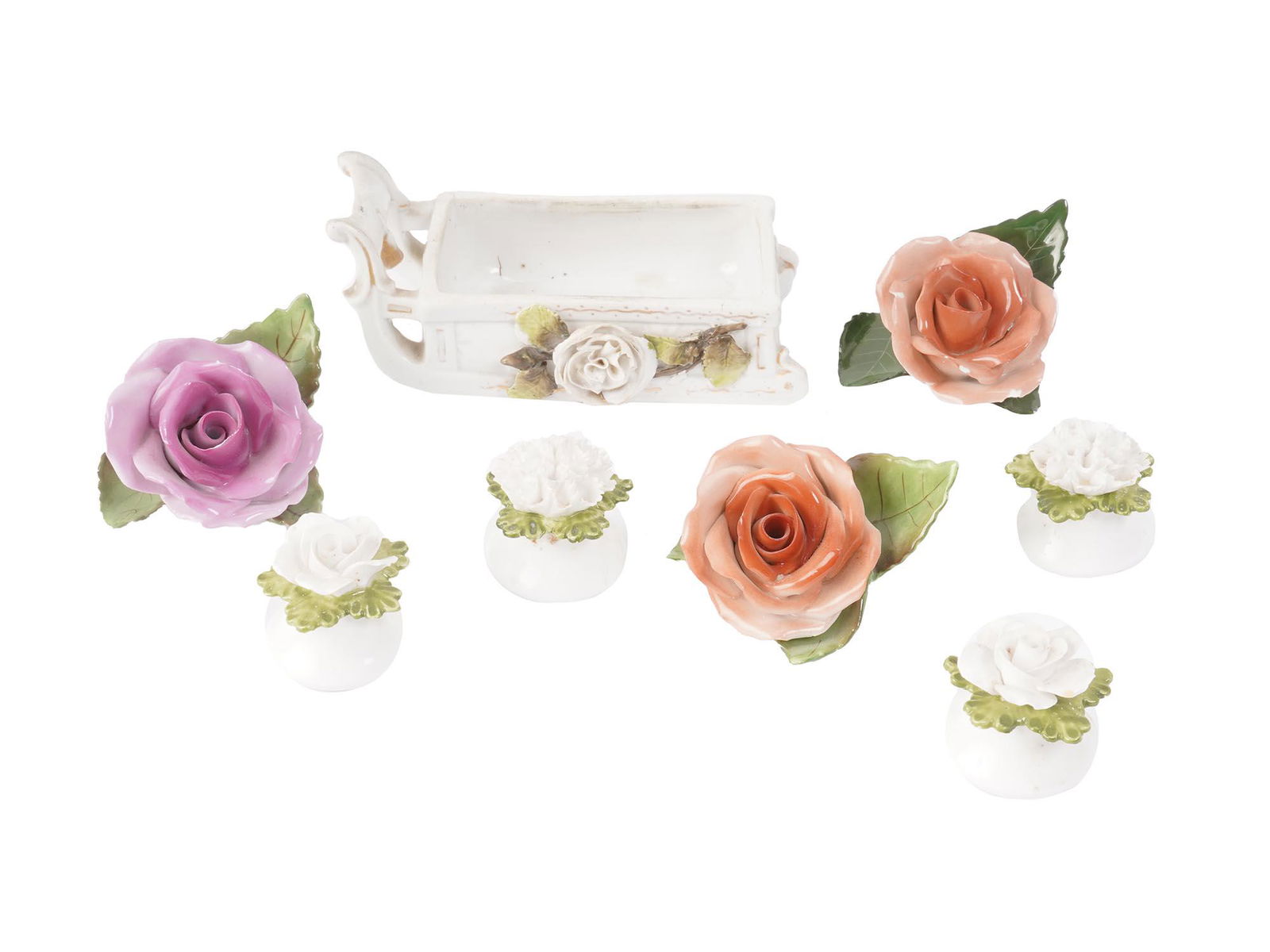 VINTAGE COLLECTION HEREND HUNGARY PORCELAIN ITEMS (1 of 9)