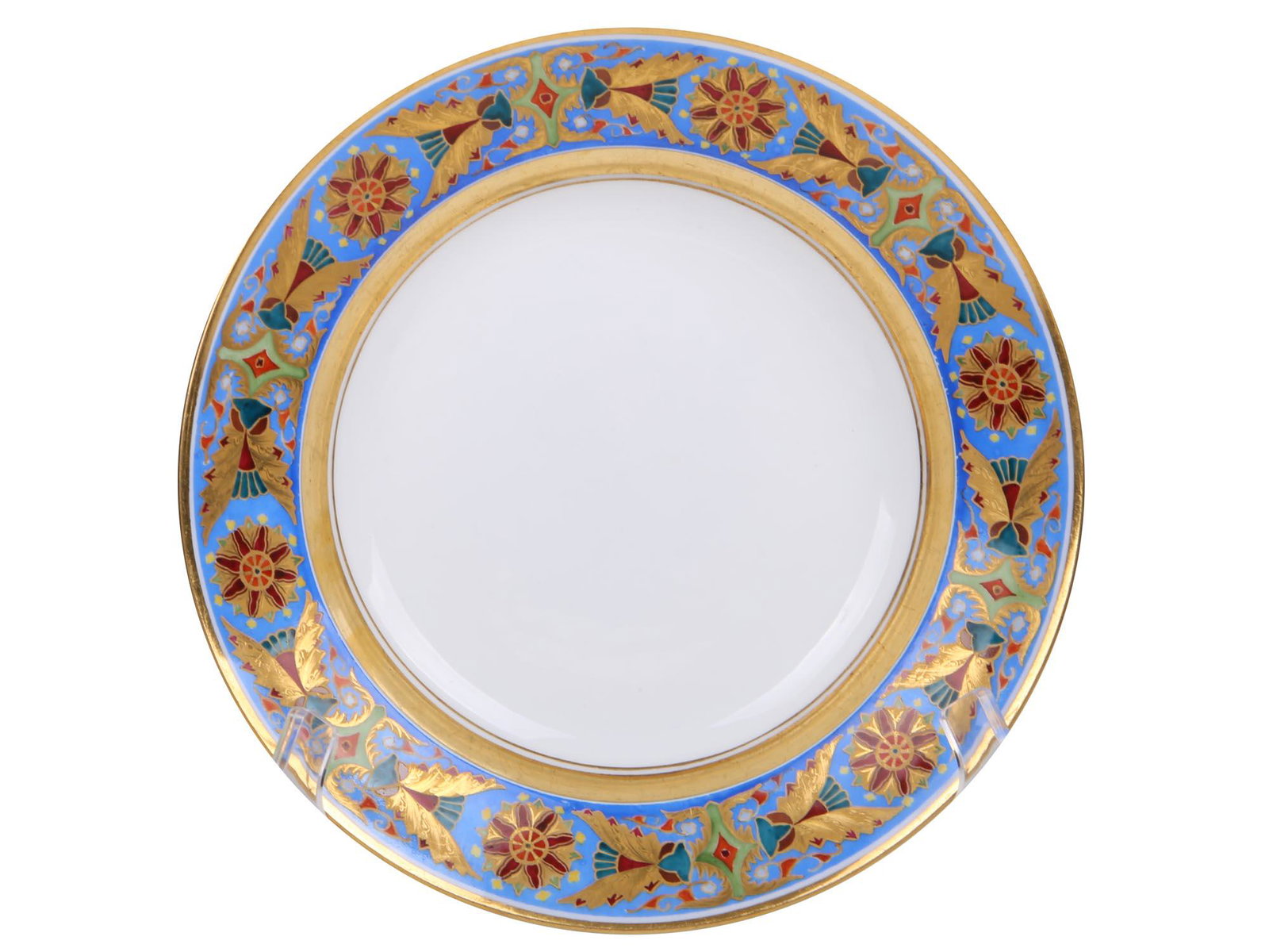 ANTIQUE RUSSIAN PORCELAIN PLATE GOTHIC SERVICE (1 of 4)