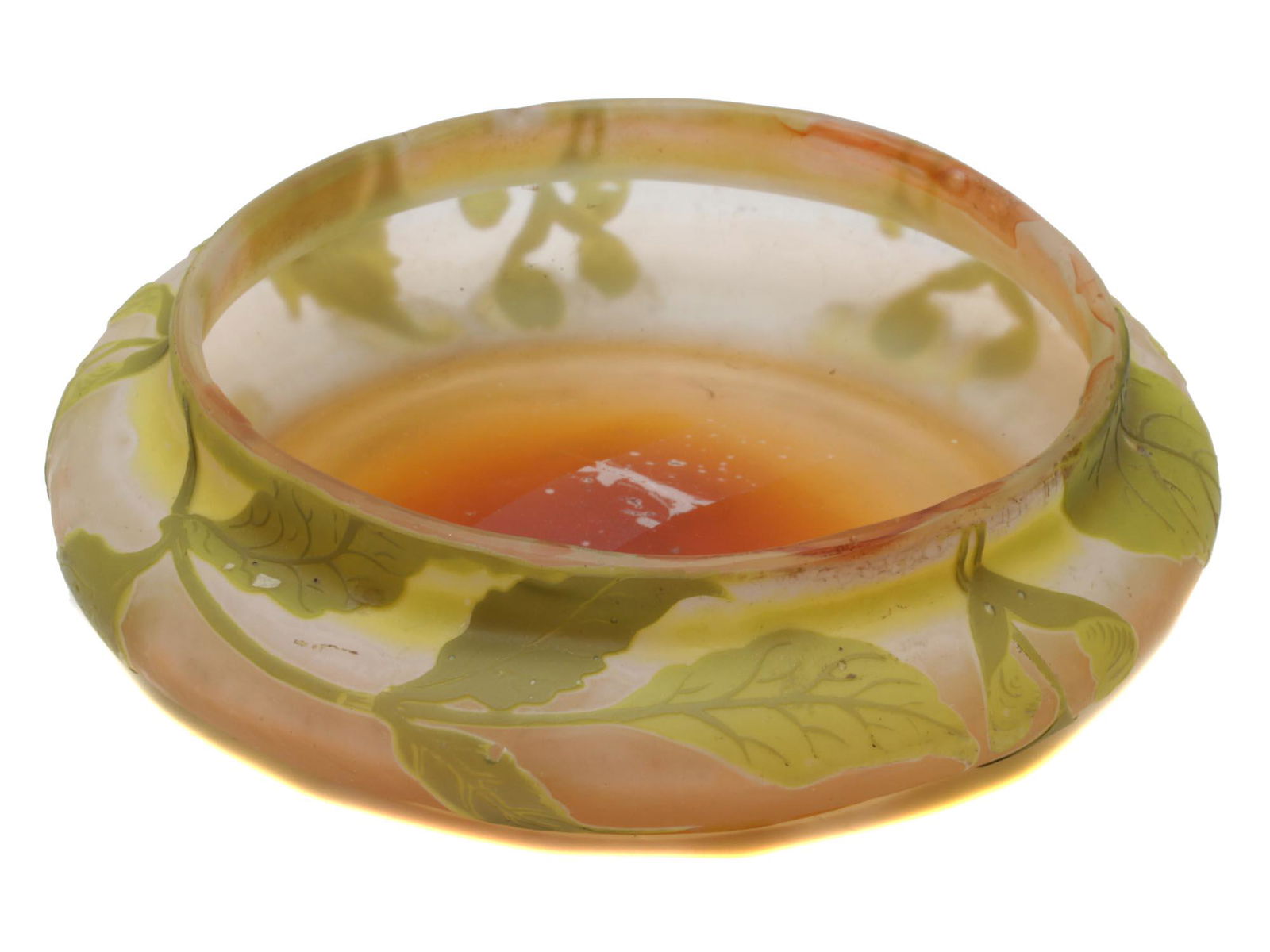 A FRENCH ART NOUVEAU CAMEO GLASS VASE BY E GALLE (1 of 3)