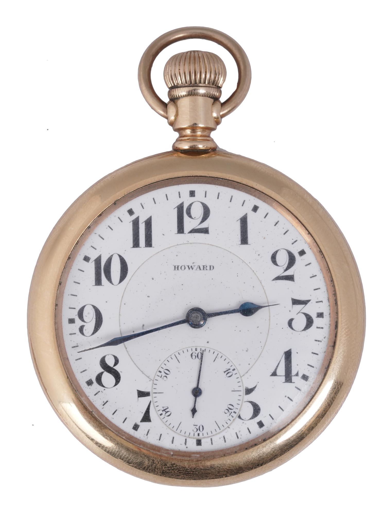 ANTIQUE POCKET WATCH E. HOWARD WATCH COMPANY BOSTON (1 of 7)