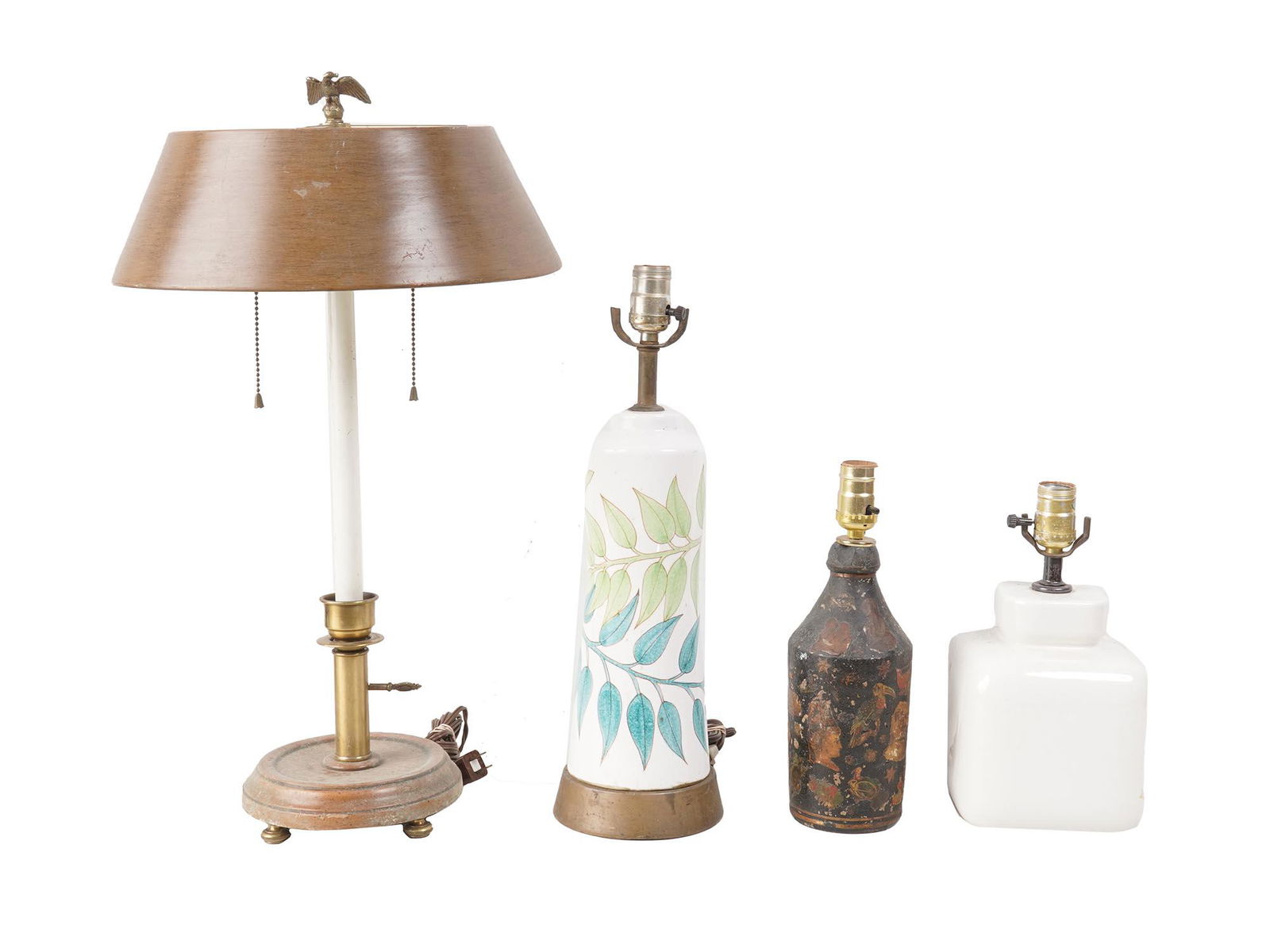 FOUR VINTAGE TABLE HOME DECOR LAMP COLLECTION (1 of 5)