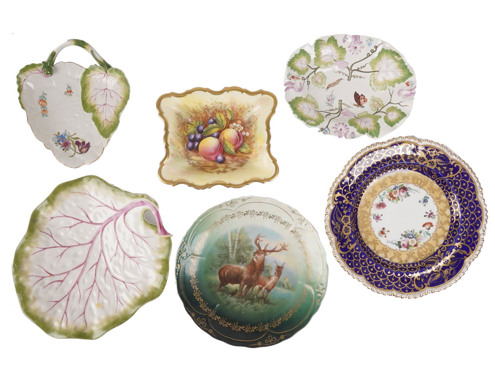 VINTAGE COLLECTION OF PORCELAIN PLATES AND BOWLS (1 of 5)