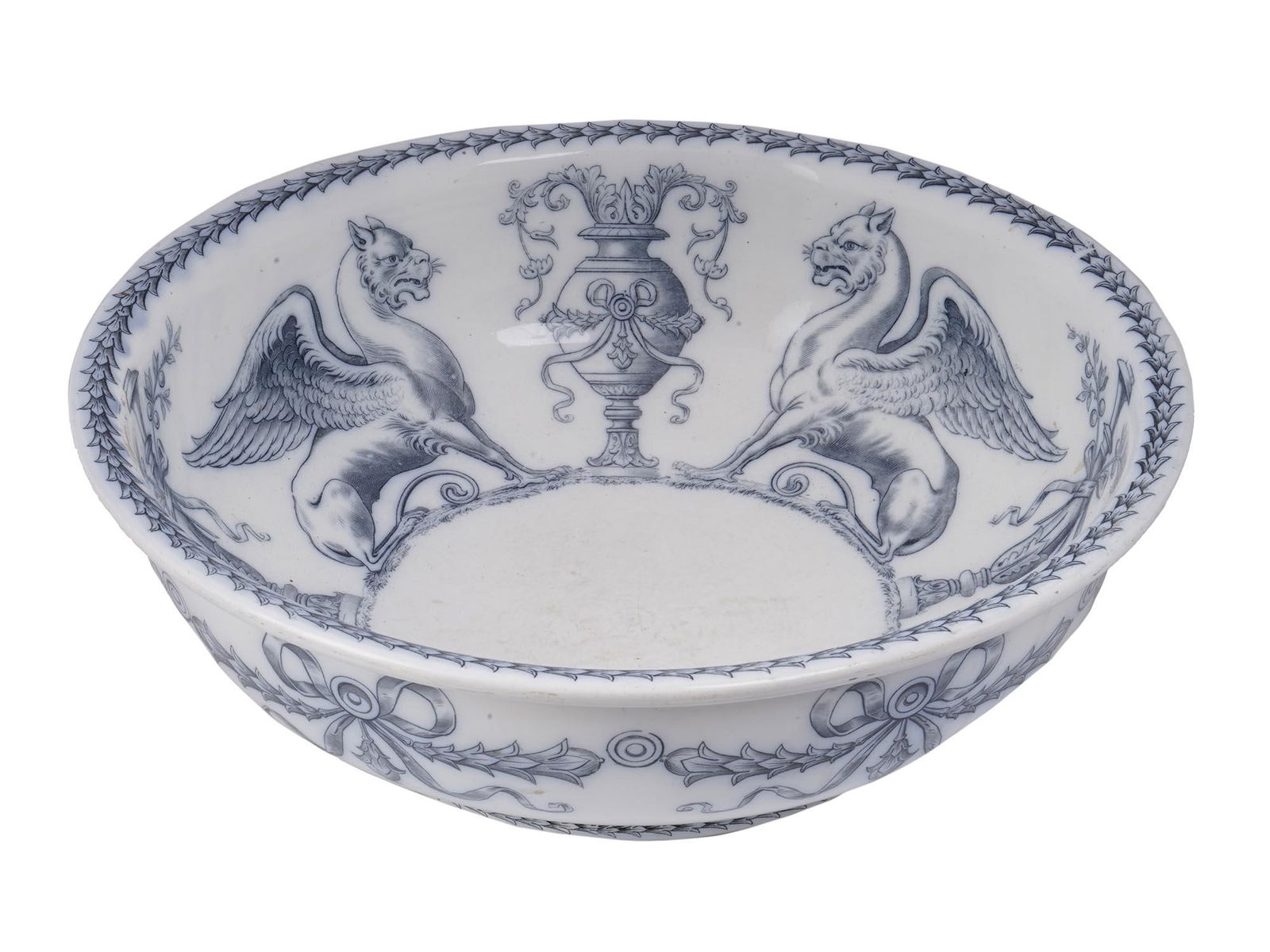 VINTAGE VILLEROY AND BOCH NEOCLASSIC GRIFFIN BOWL (1 of 5)