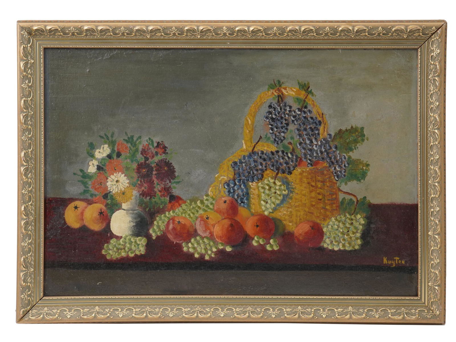 DUTCH OIL PAINTING OF STILL LIFE BY HARRIE KUYTEN (1 of 5)