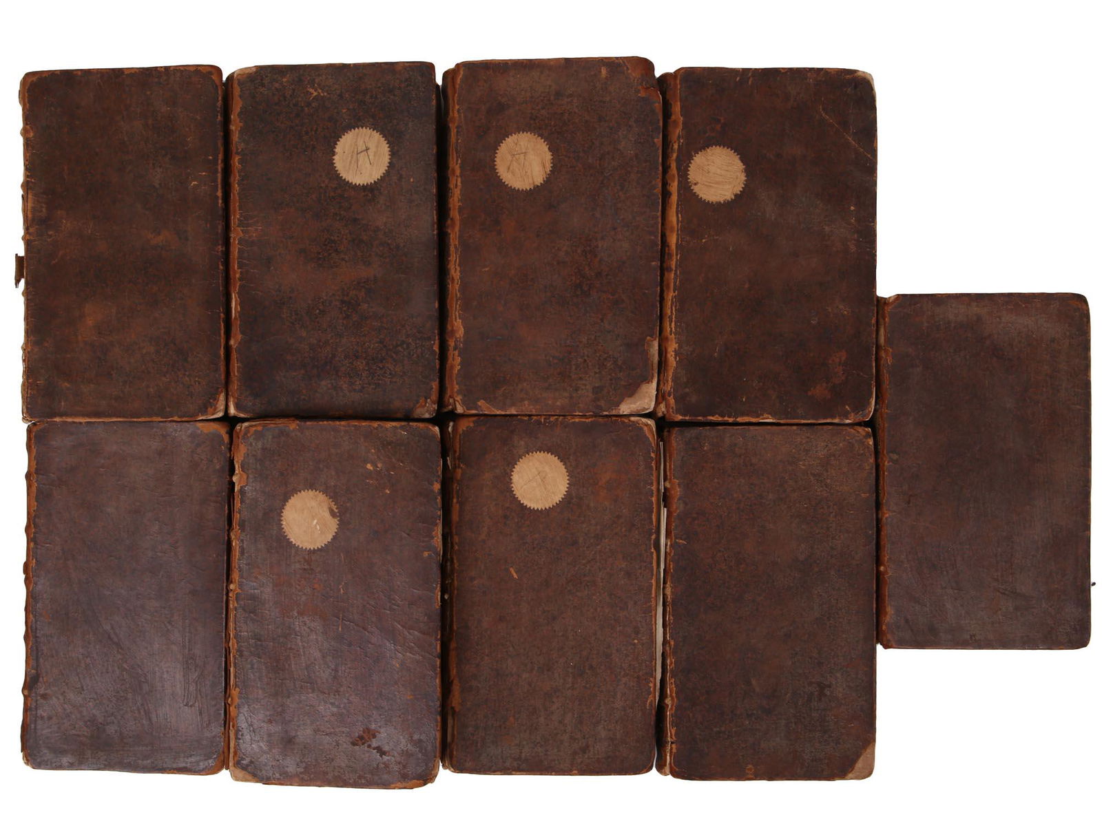 ANTIQUE FRENCH BOOKS BY JEAN CHARDIN NINE VOLUMES (1 of 12)