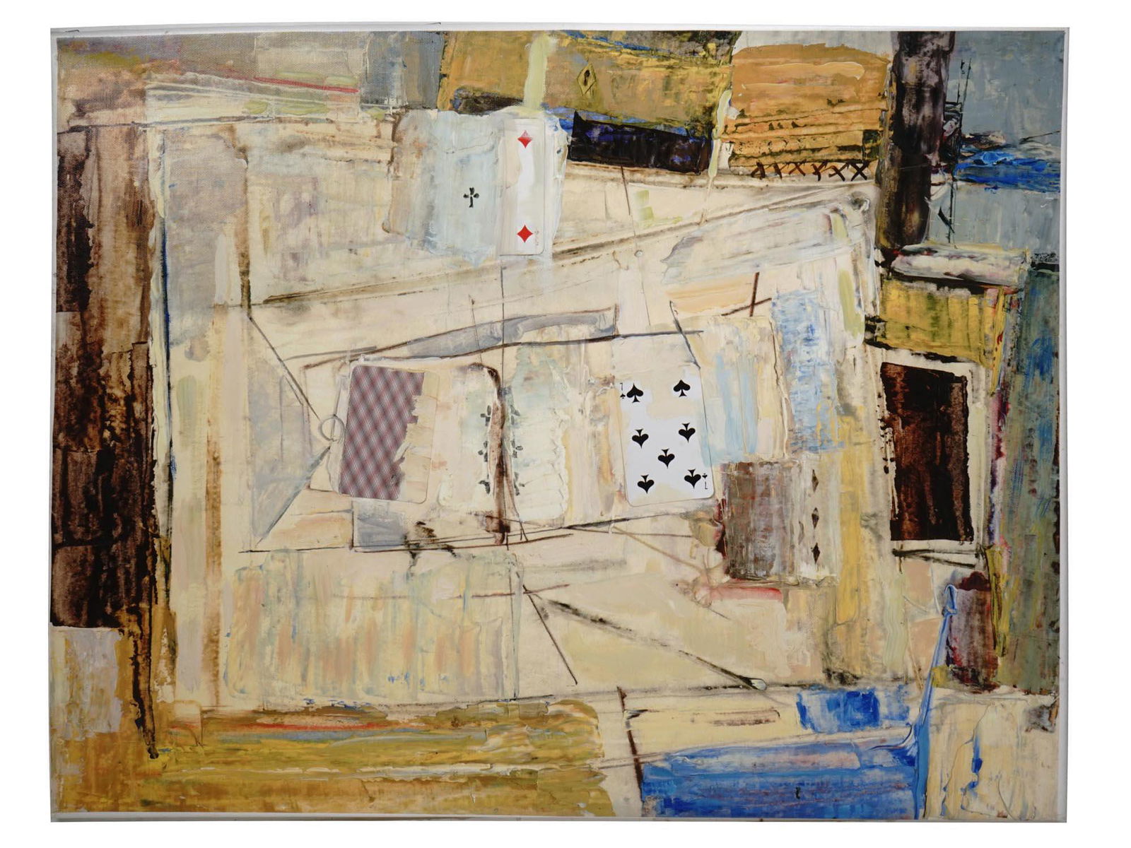 NEMUKHIN, RUSSIAN HAND PAINTED OVER GICLEE PRINT (1 of 8)