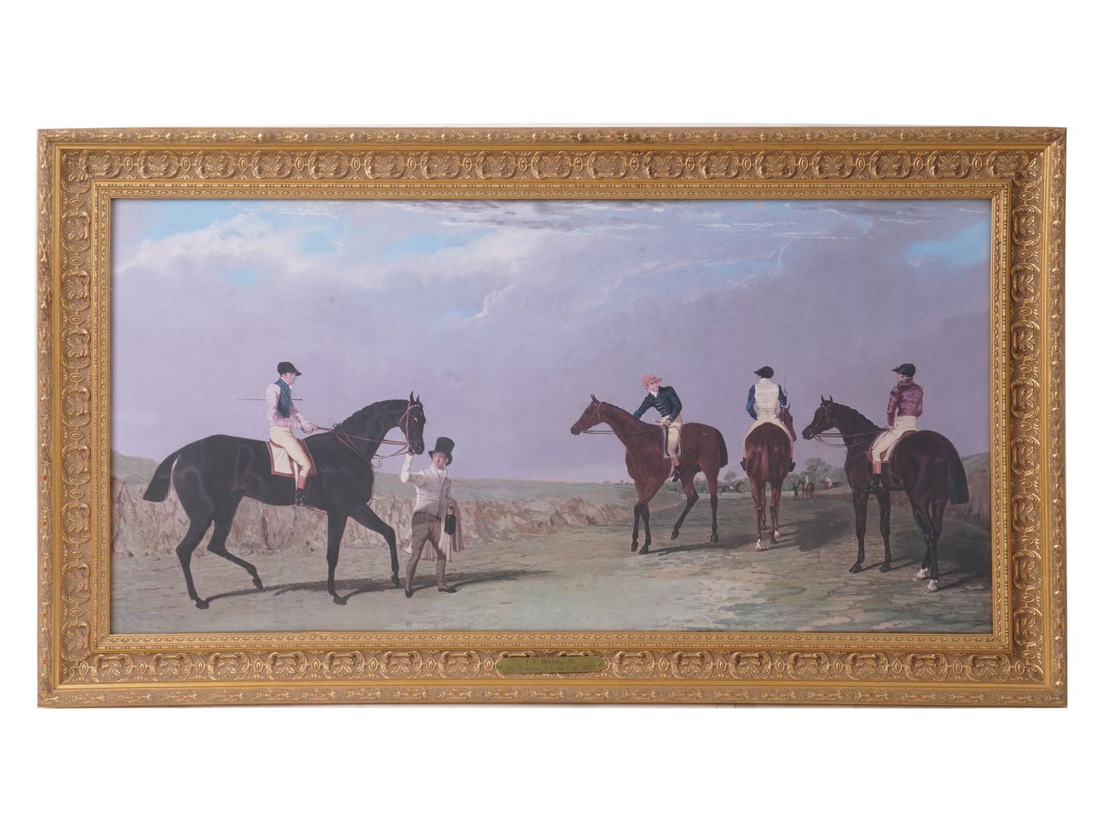 COLORED ENGRAVING AFTER JOHN FREDERICK HERRING SR (1 of 4)