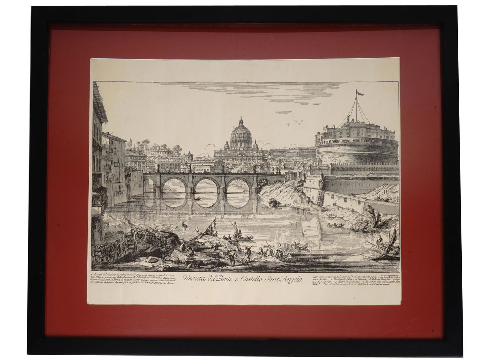 ITALIAN ETCHING ROME AFTER GIAMBATTISTA PIRANESI (1 of 7)