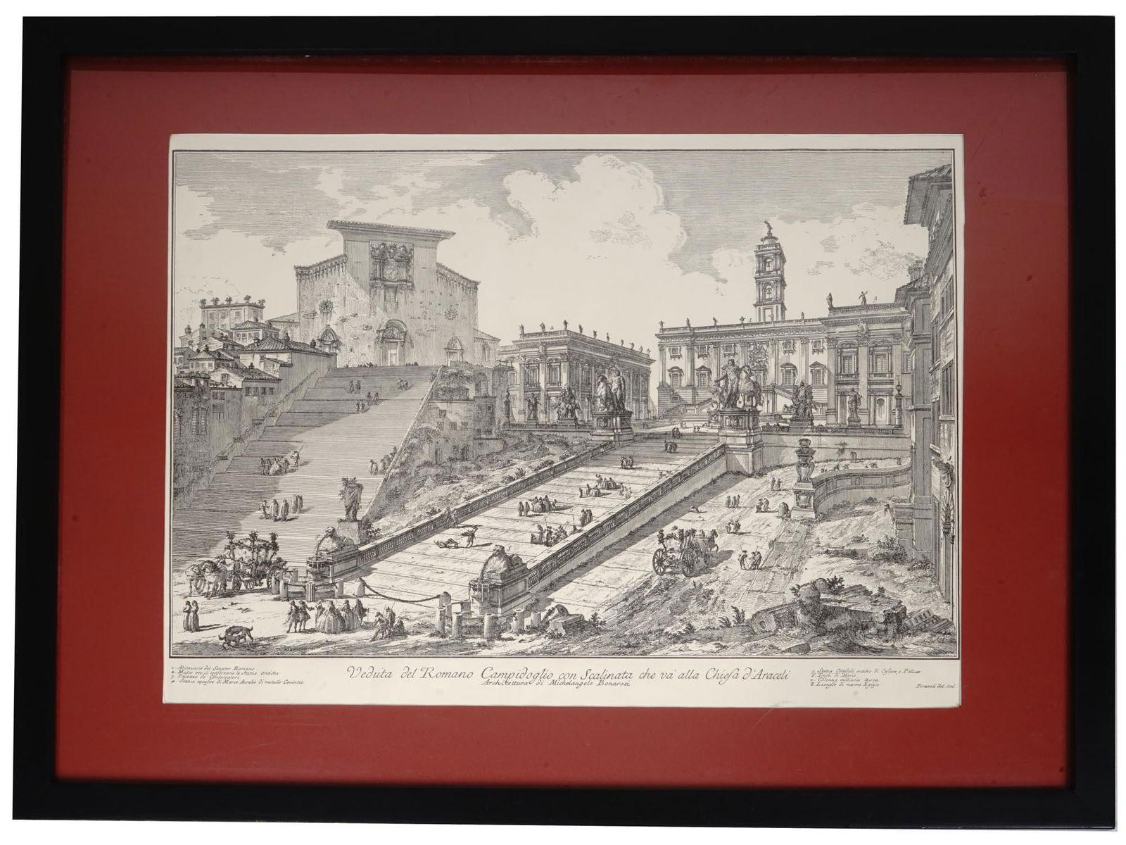 ITALIAN ETCHING ROME AFTER GIAMBATTISTA PIRANESI (1 of 9)