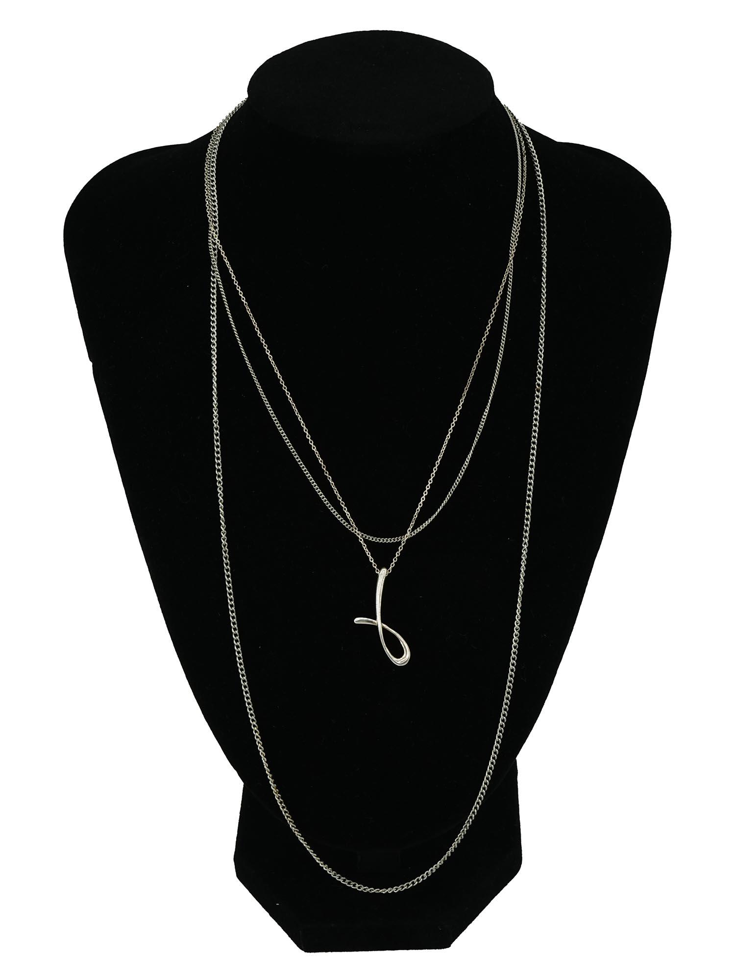 VINTAGE SILVER CHAINS AND PENDANT BY ELSA PERETTI (1 of 6)