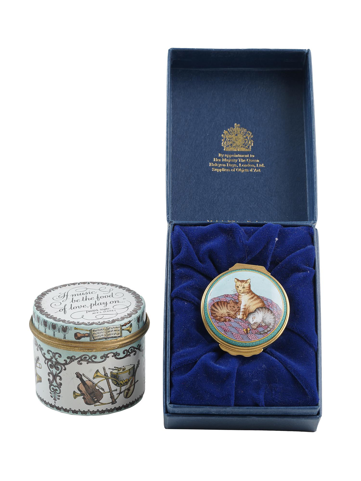 VINTAGE ENAMEL BOXES BY HALCYON DAYS ENAMELS IOB (1 of 12)