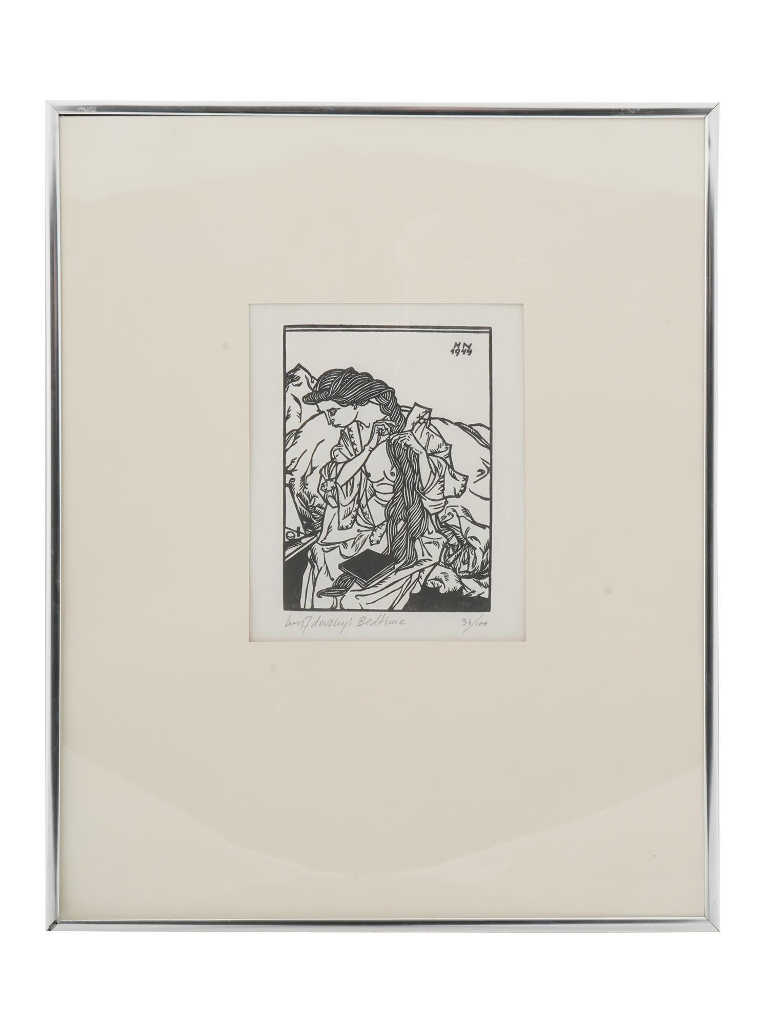 UKRAINIAN ETCHING PORTRAIT BY JACQUES HNIZDOVSKY (1 of 8)