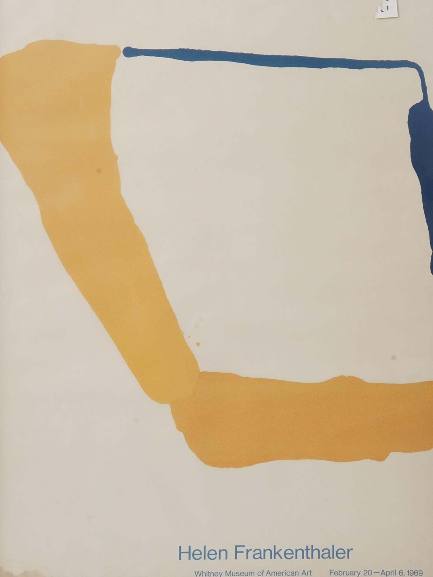 VINTAGE HELEN FRANKENTHALER EXHIBITION POSTER (1 of 4)