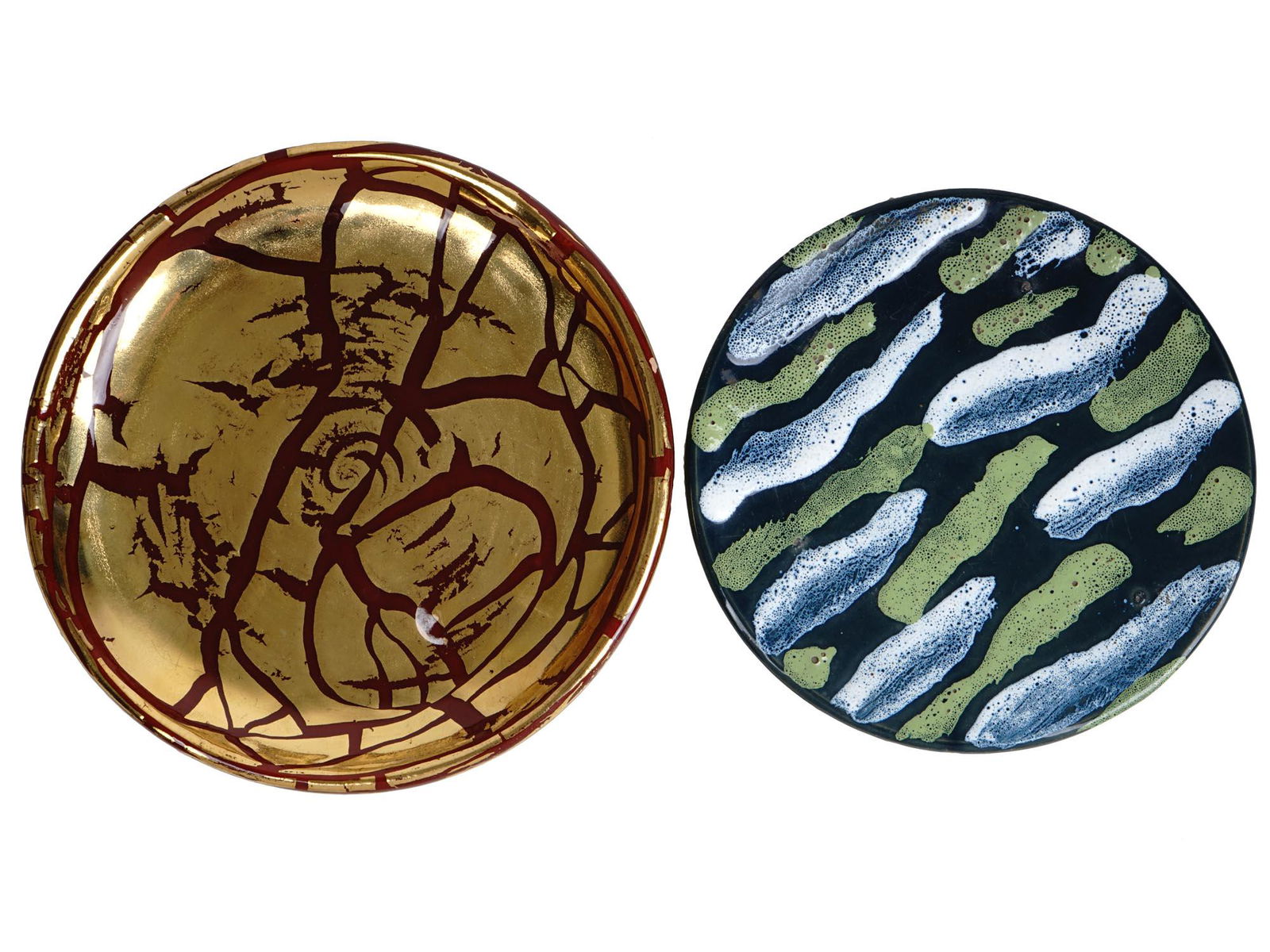 MID CENTURY ITALIAN HAND MADE CERAMIC PLATES (1 of 5)