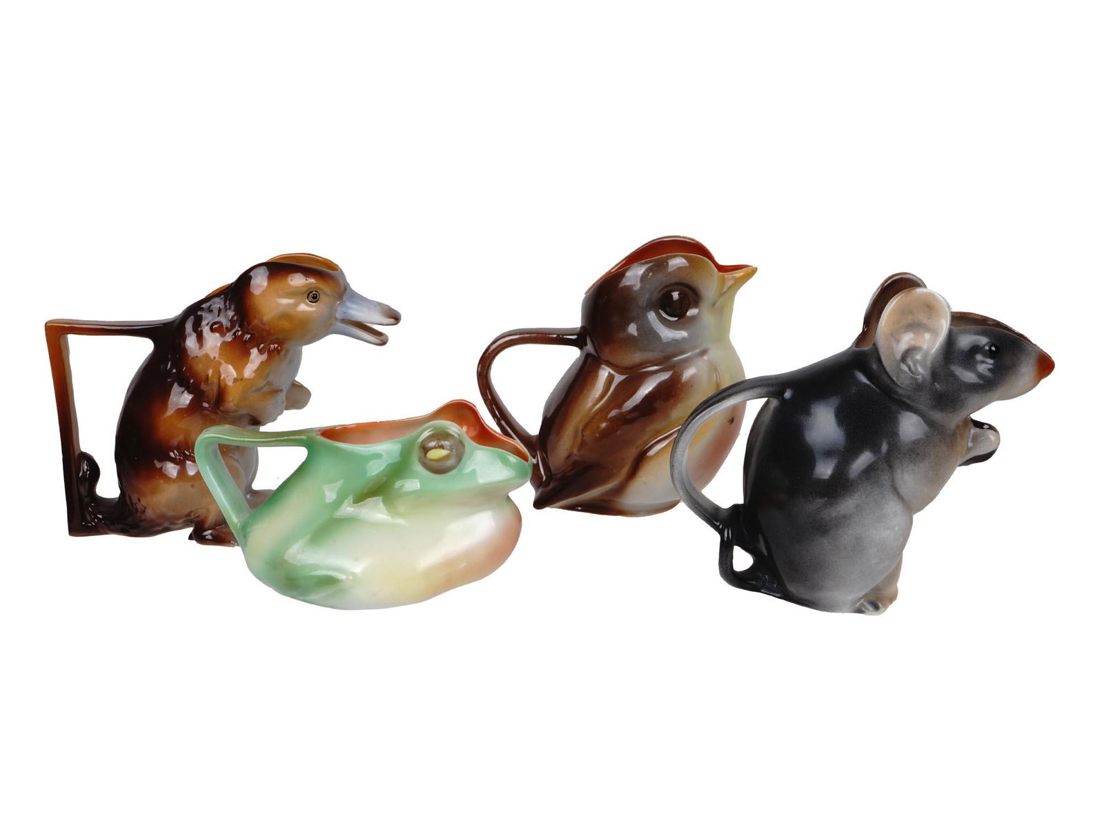 PORCELAIN WILDLIFE CREAMER PITCHER ROYAL BAYREUTH (1 of 11)