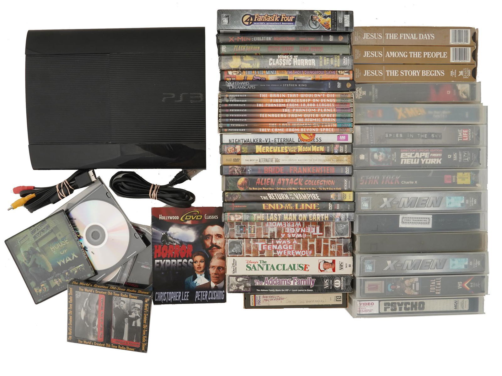 PLAYSTATION 3 GROUP OF VIDEOTAPES DVD GAMES FILMS (1 of 5)