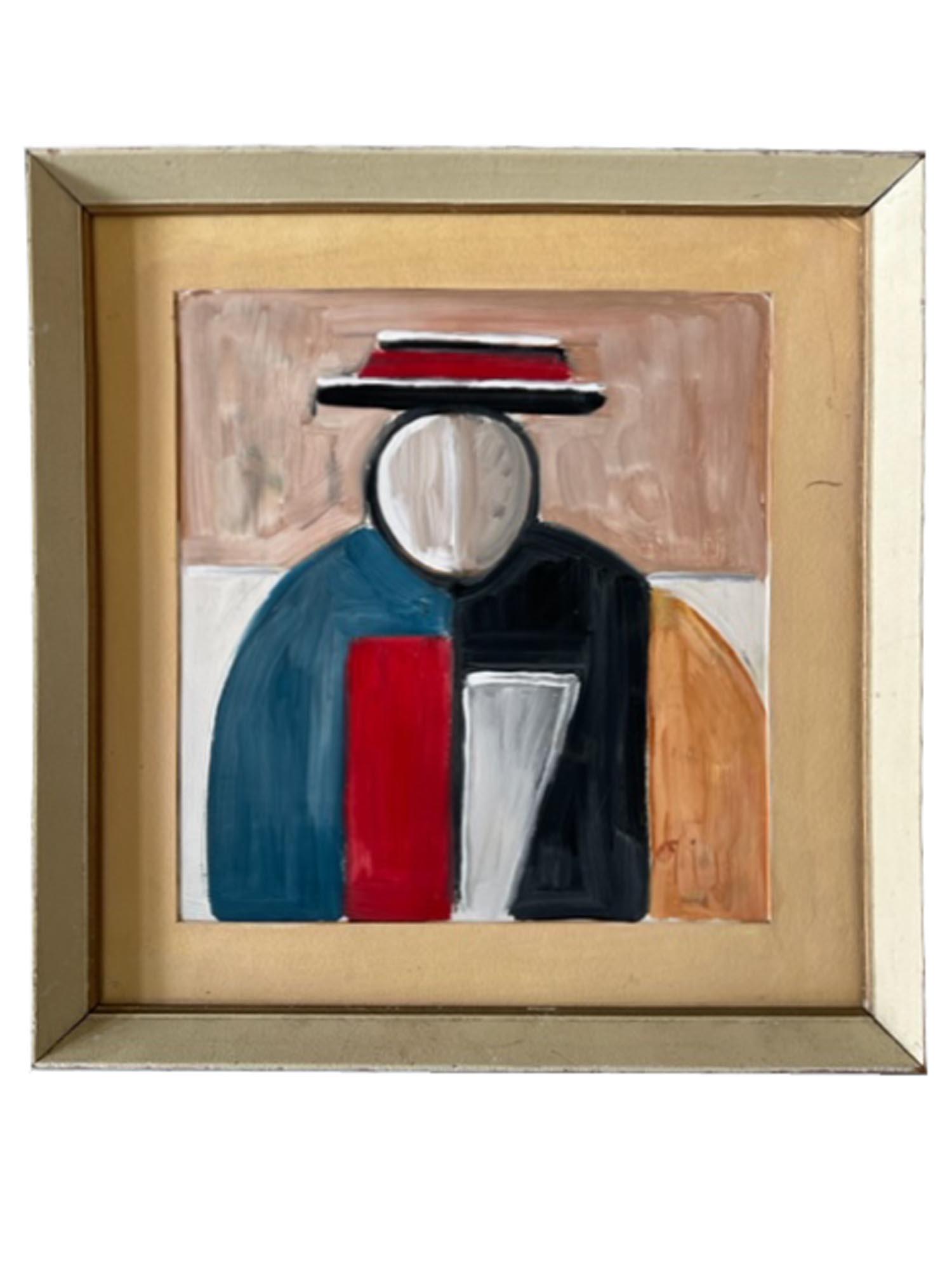 RUSSIAN  ABSTRACT FIGURE ATTR. ANNA LEPORSKAYA (1 of 4)