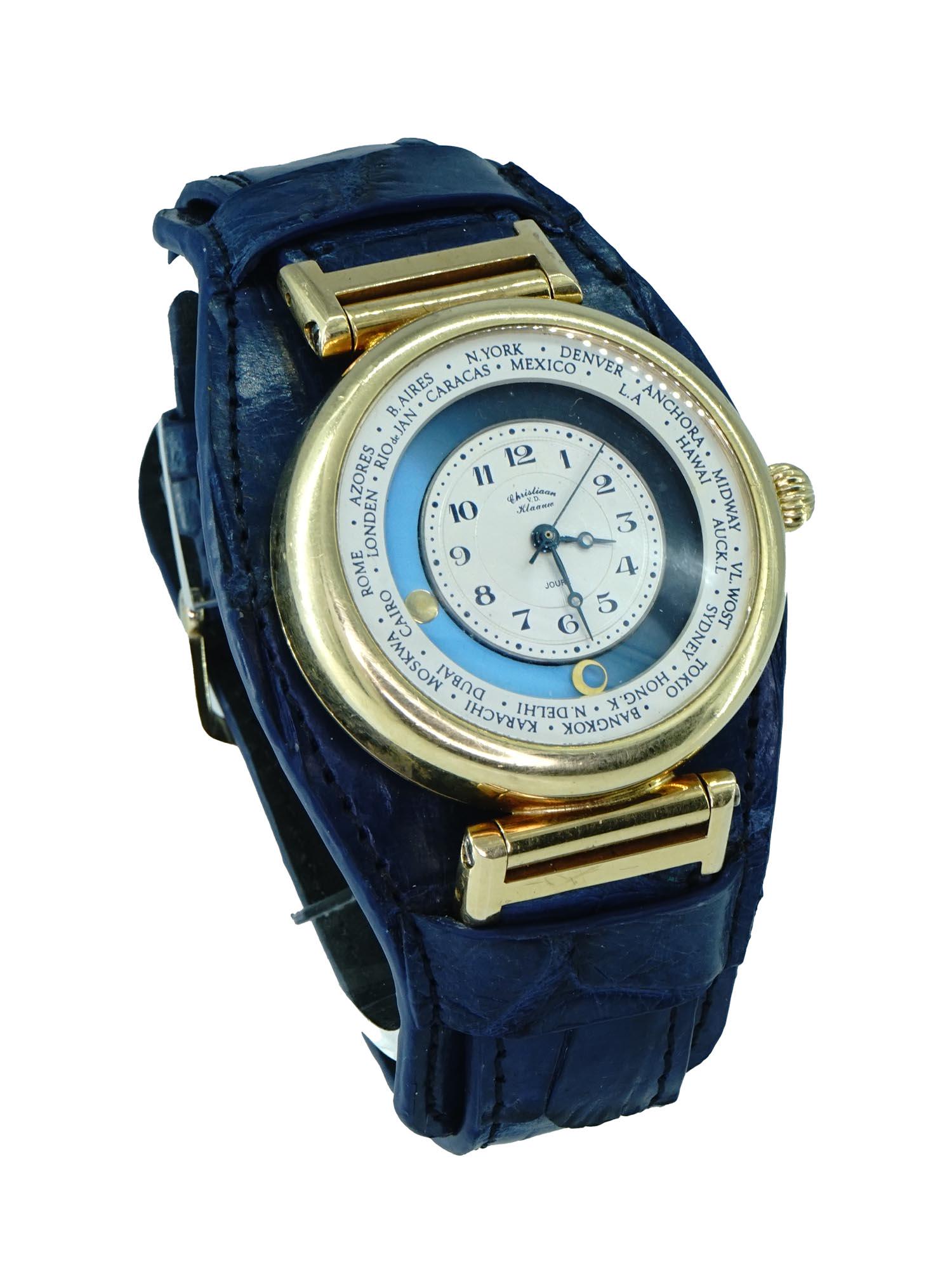 18K GOLD WRISTWATCH BY CHRISTIAAN VAN DER KLAAUW (1 of 9)