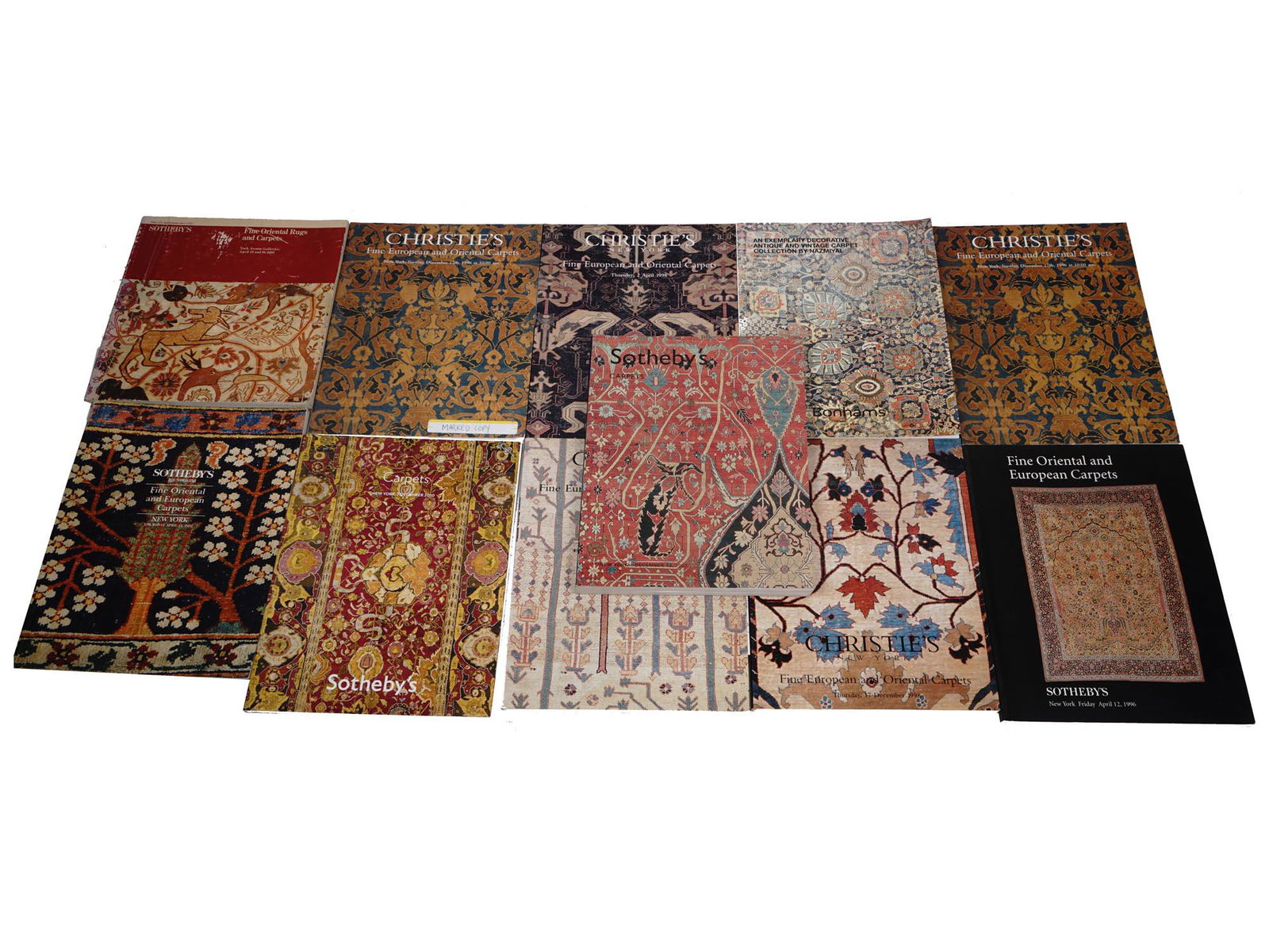VINTAGE CHRISTIES SOTHEBYS BONHAMS RUG CATALOGS (1 of 11)