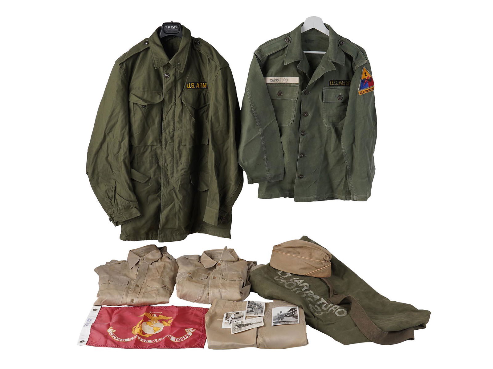 AUTHENTIC AMERICAN MILITARY CLOTHING AND BAG (1 of 16)