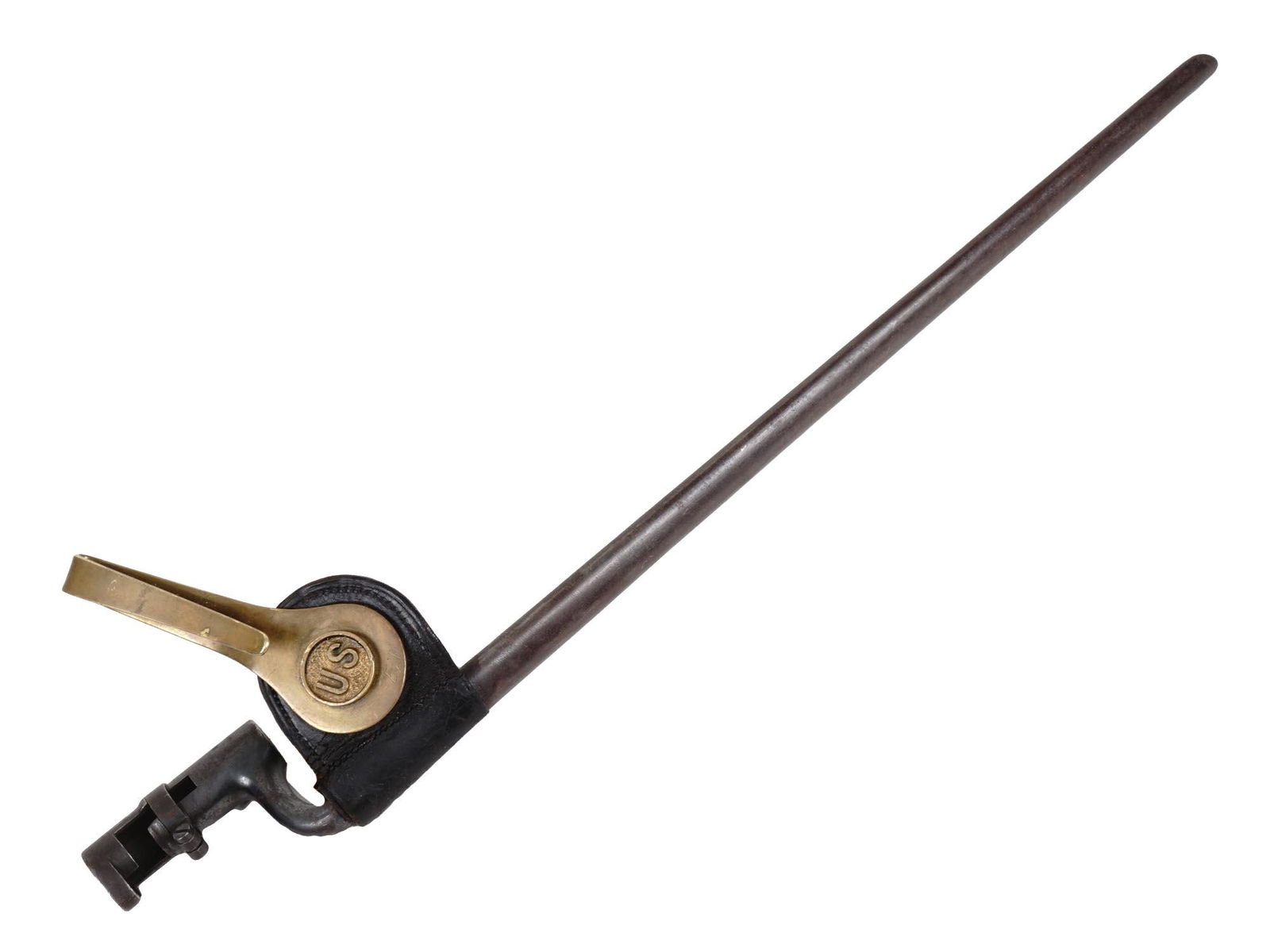 AN AMERICAN CIVIL WAR BAYONET M1861 REMINGTON SCABBARD (1 of 10)