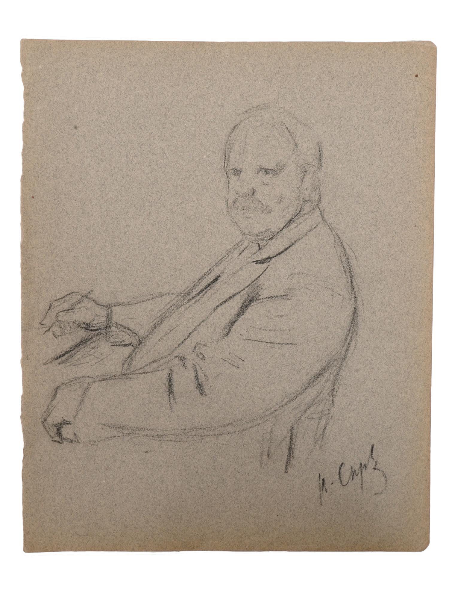 ANTIQUE RUSSIAN SOVIET PAINTING SIGNED V. SEROV (1 of 4)