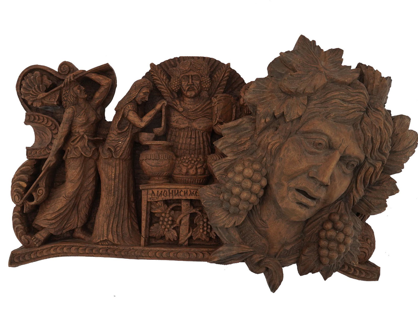 RUSSIAN HAND CARVED WOOD PANELS CLASSIC THEME (1 of 11)