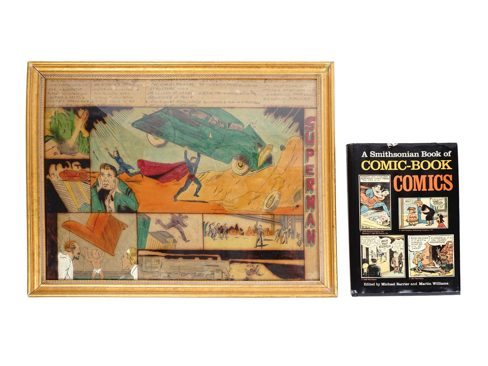 SMITHSONIAN BOOK OF COMICS AND SUPERMAN DRAWING (1 of 12)