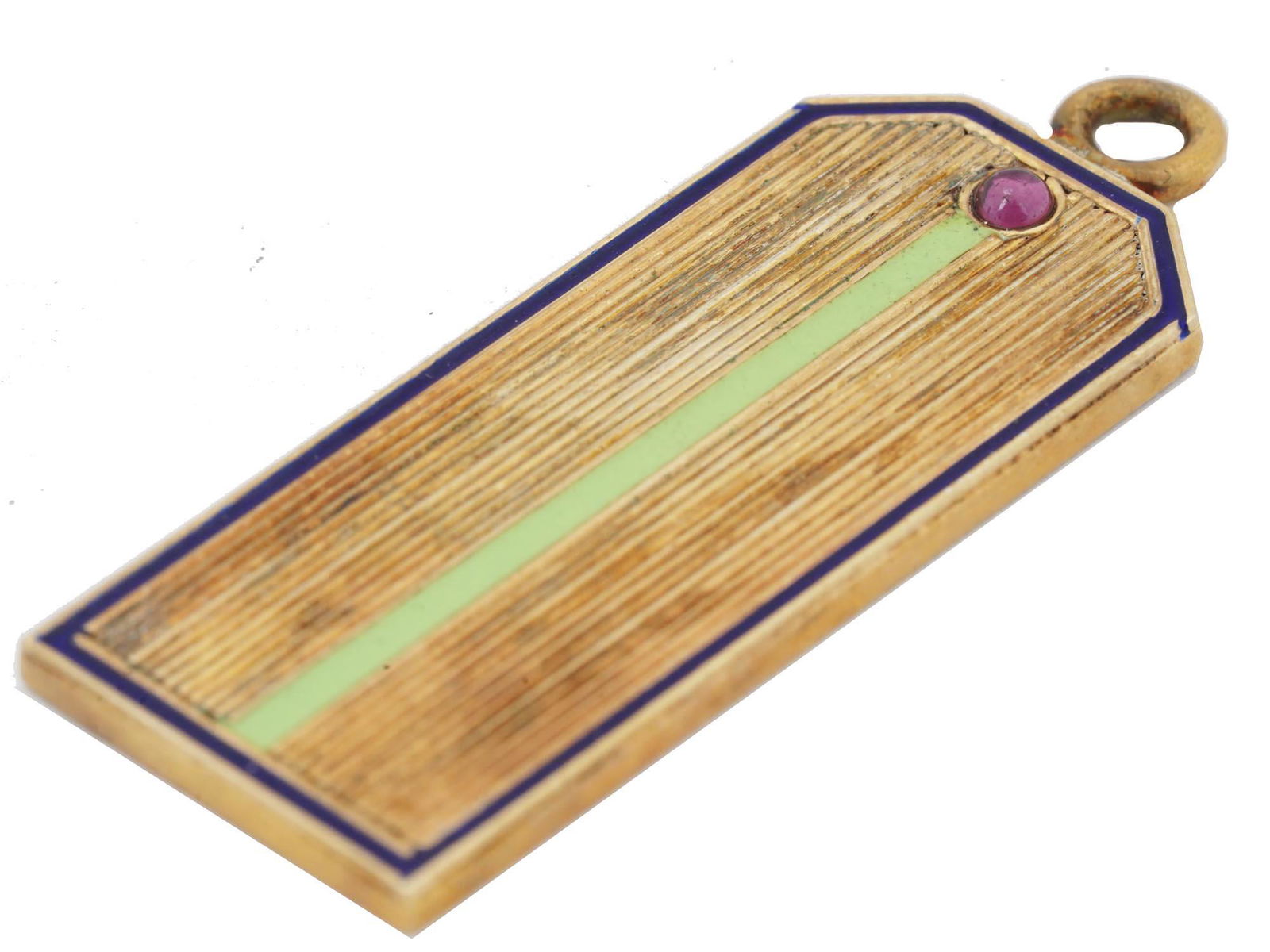 RUSSIAN SILVER ENAMEL MILITARY PENDANT (1 of 3)