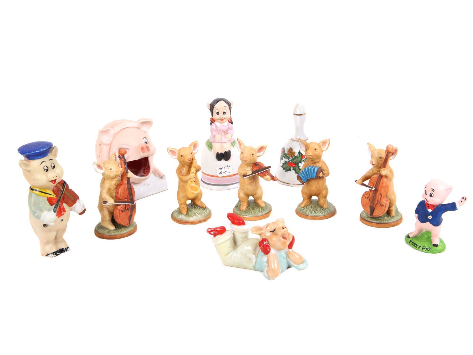A COLLECTION OF PIG RELATED CERAMIC ITEMS (1 of 10)