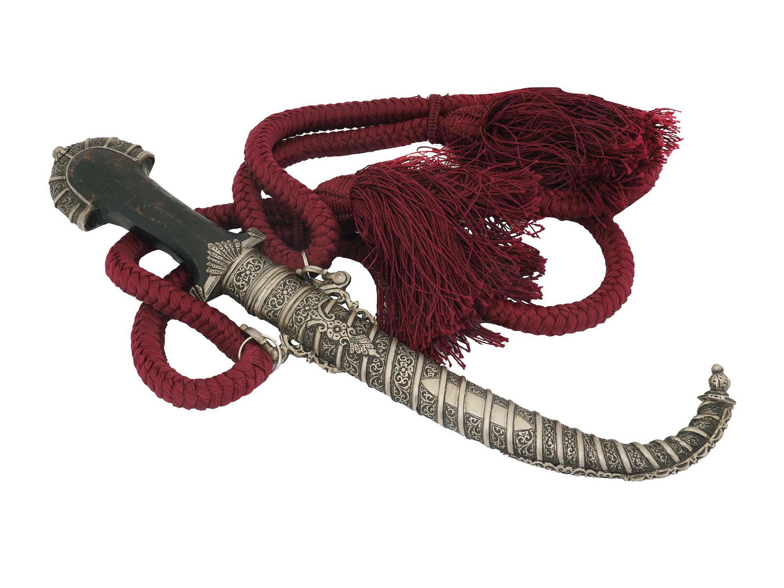 ANTIQUE MOROCCAN KOUMMYA DAGGER W. SHEATH (1 of 11)